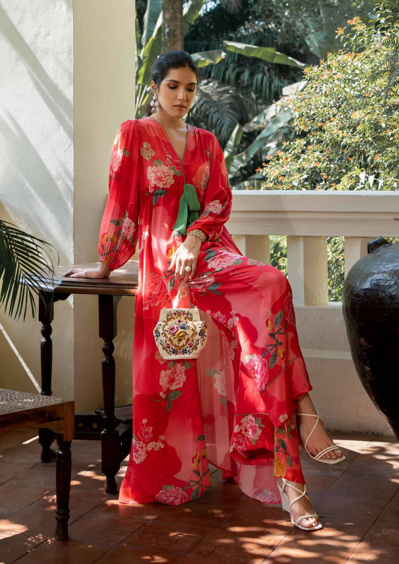 Romantic Floral Maxi Dress