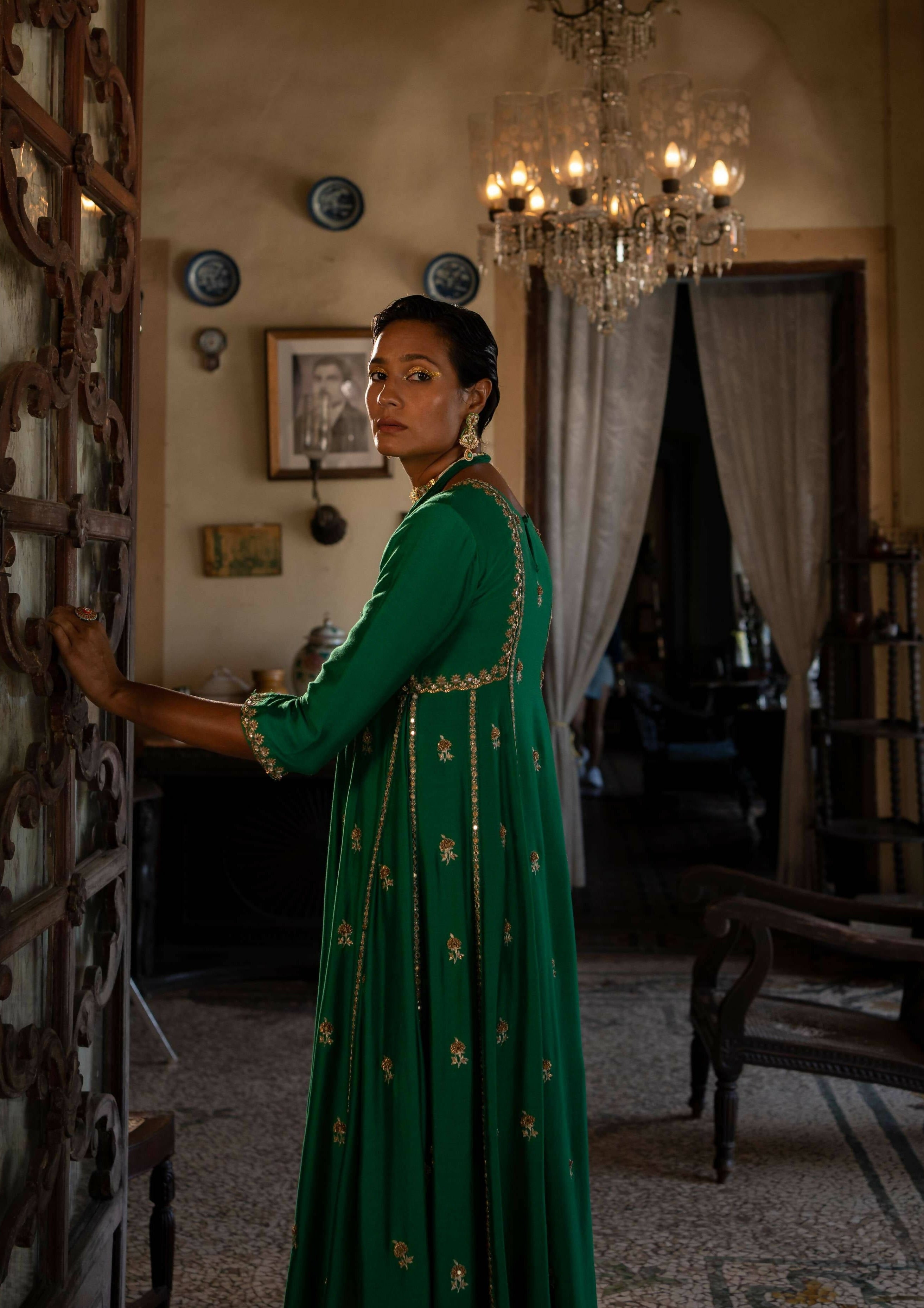 Emerald Green Kurta Set
