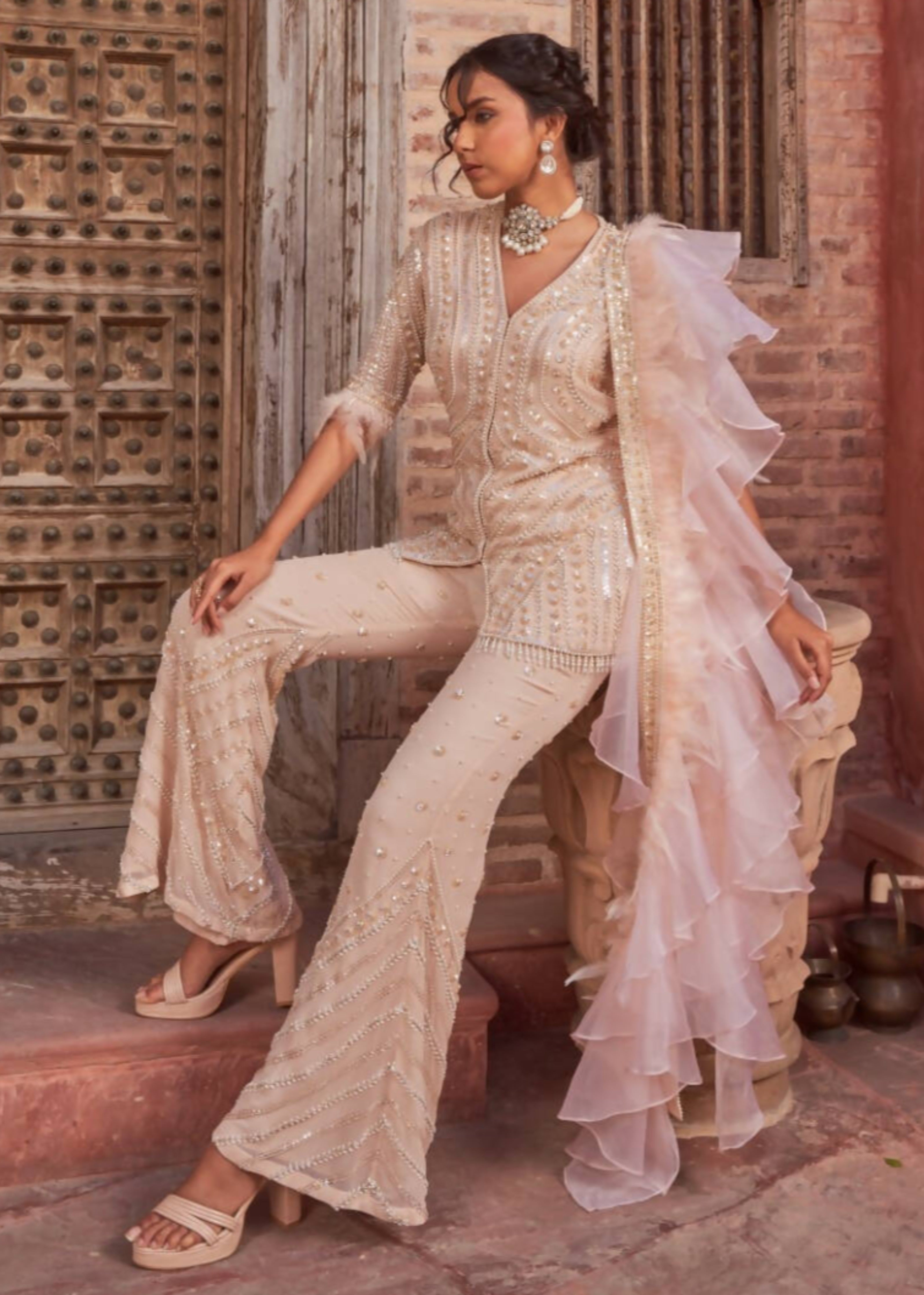 Ganga Maahautsav Sharara Set