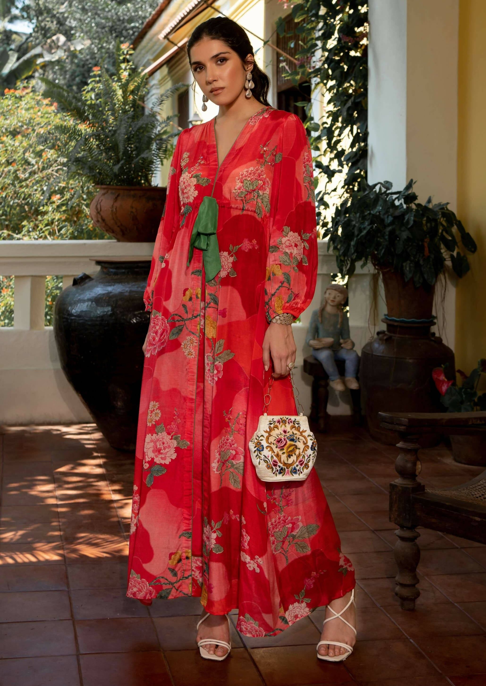 Romantic Floral Maxi Dress