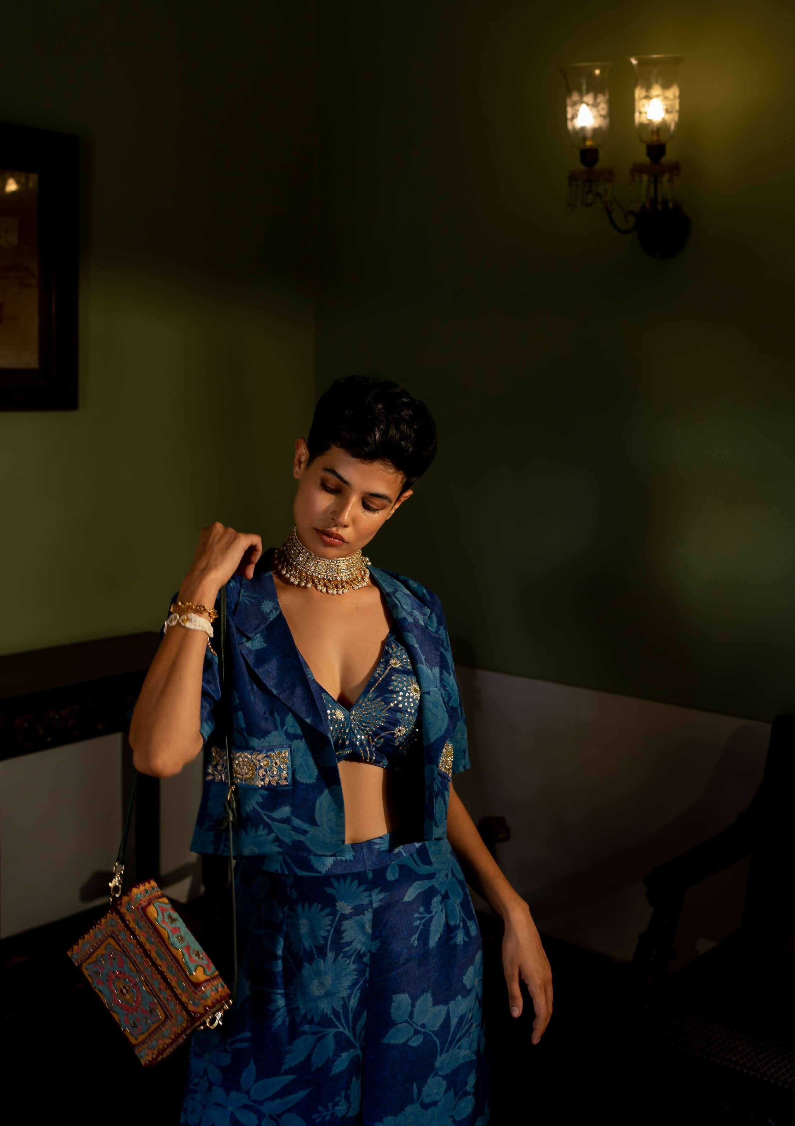 Bluebell Floral Jacket Set