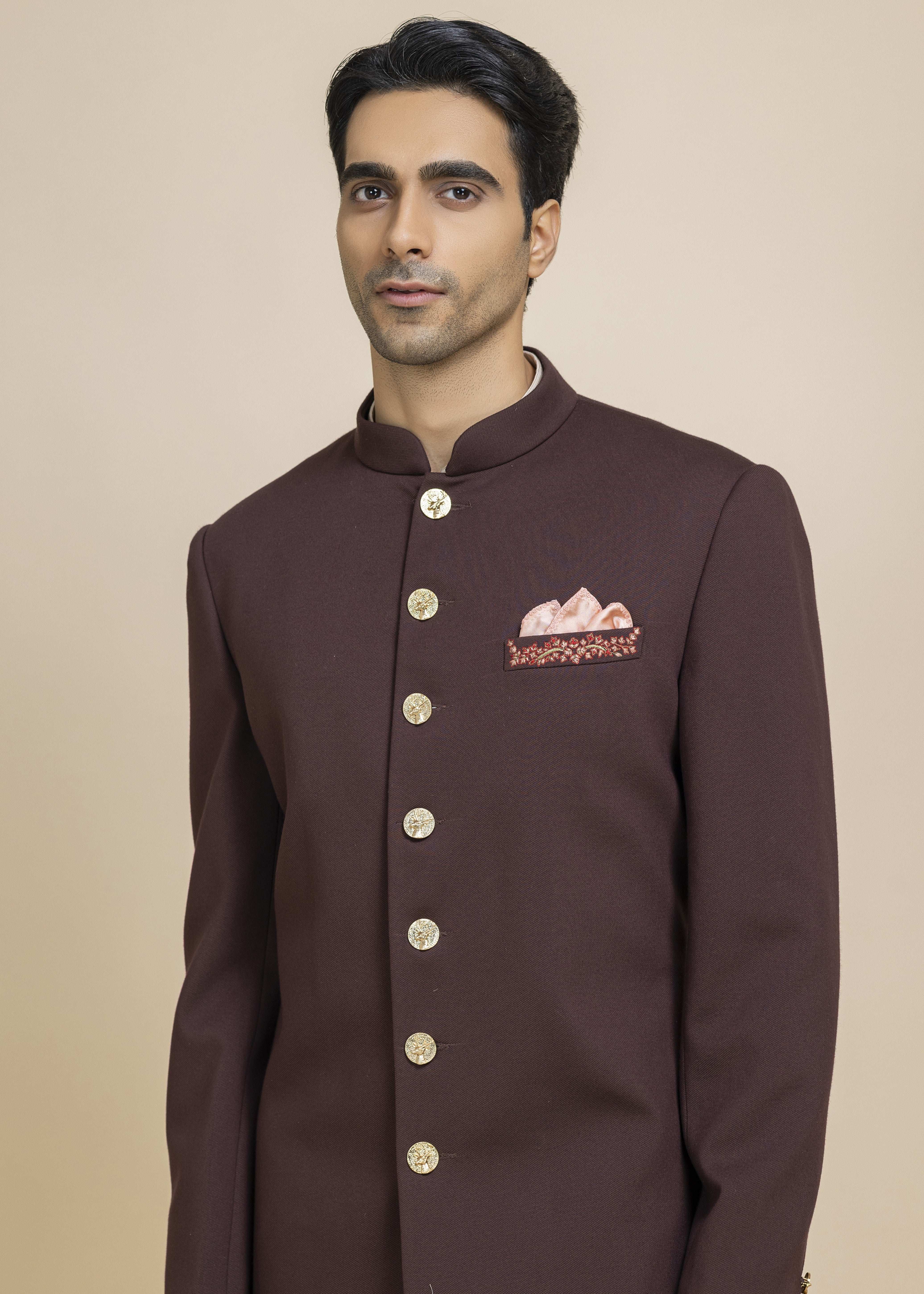 Auburn Regal Achkan