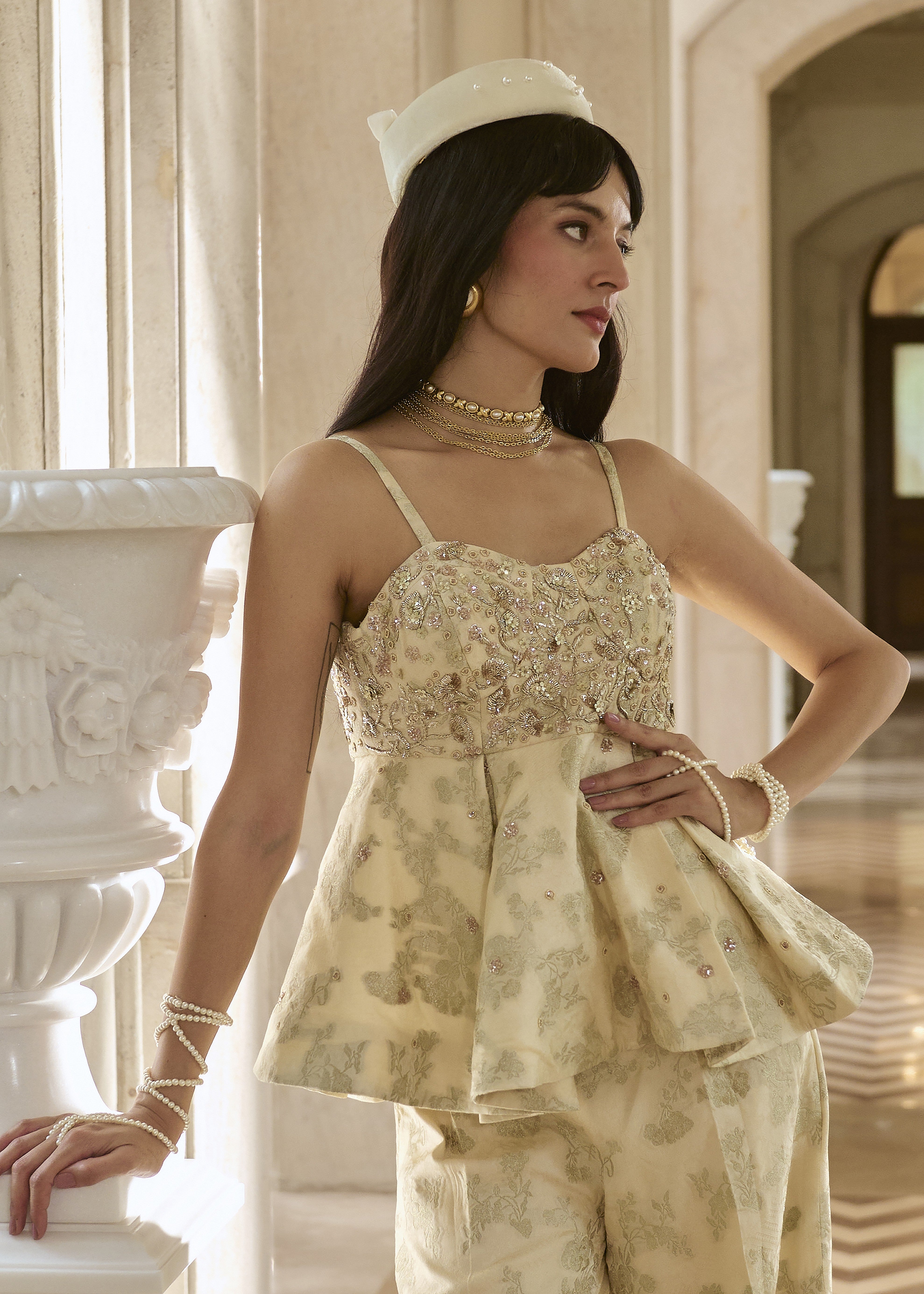 Greta Peplum Set