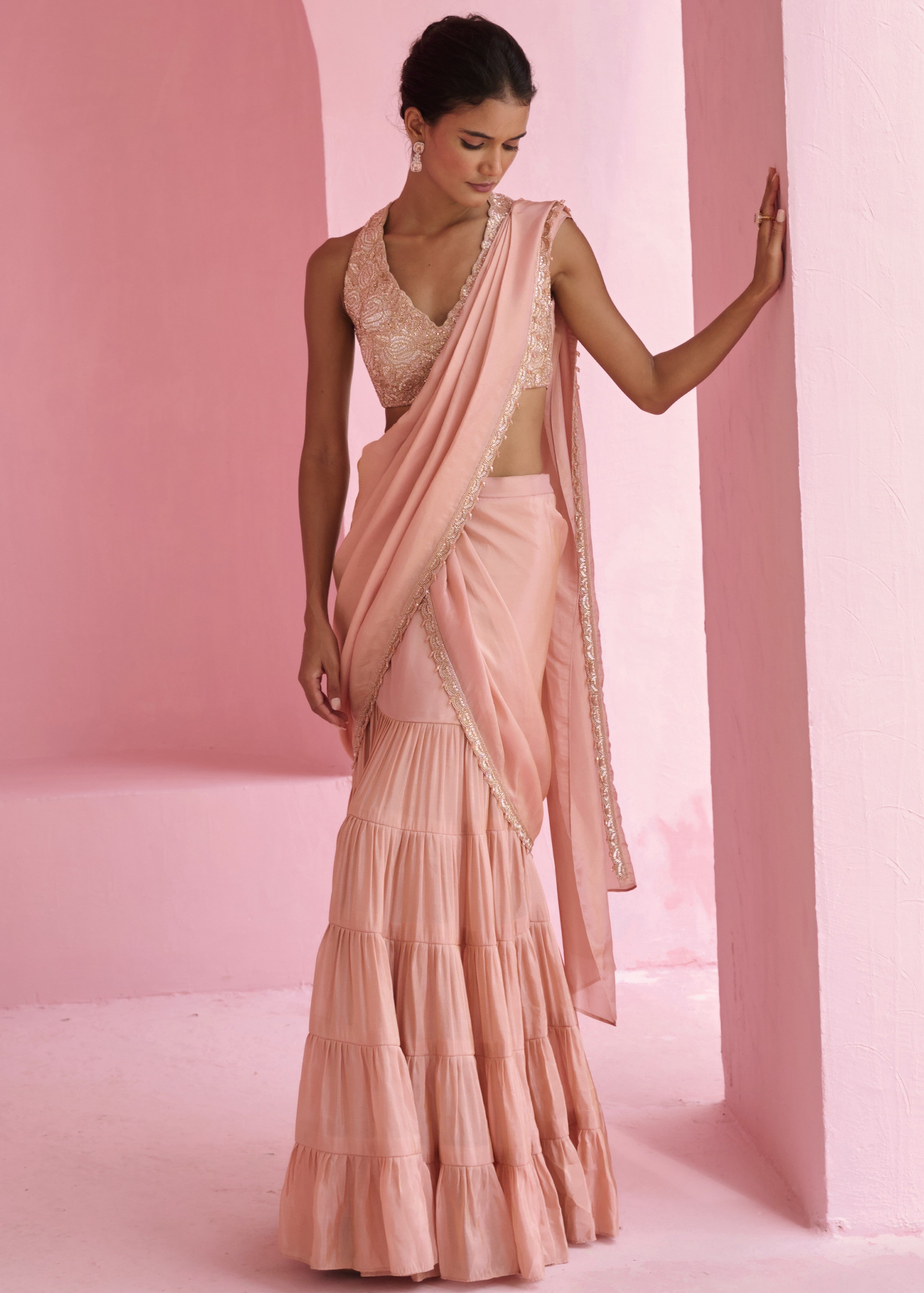 Khayal Pre-drape Sari