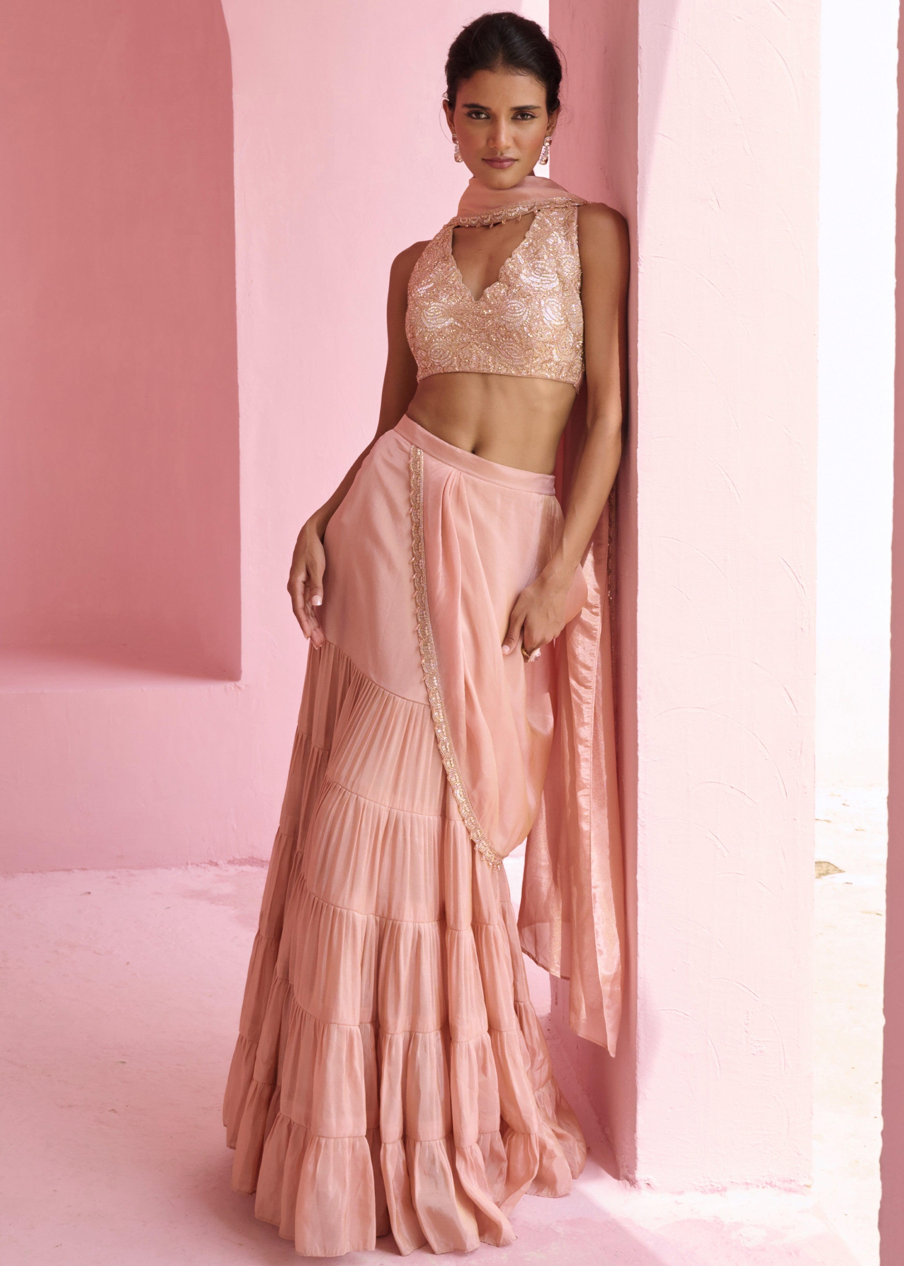 Khayal Pre-drape Sari