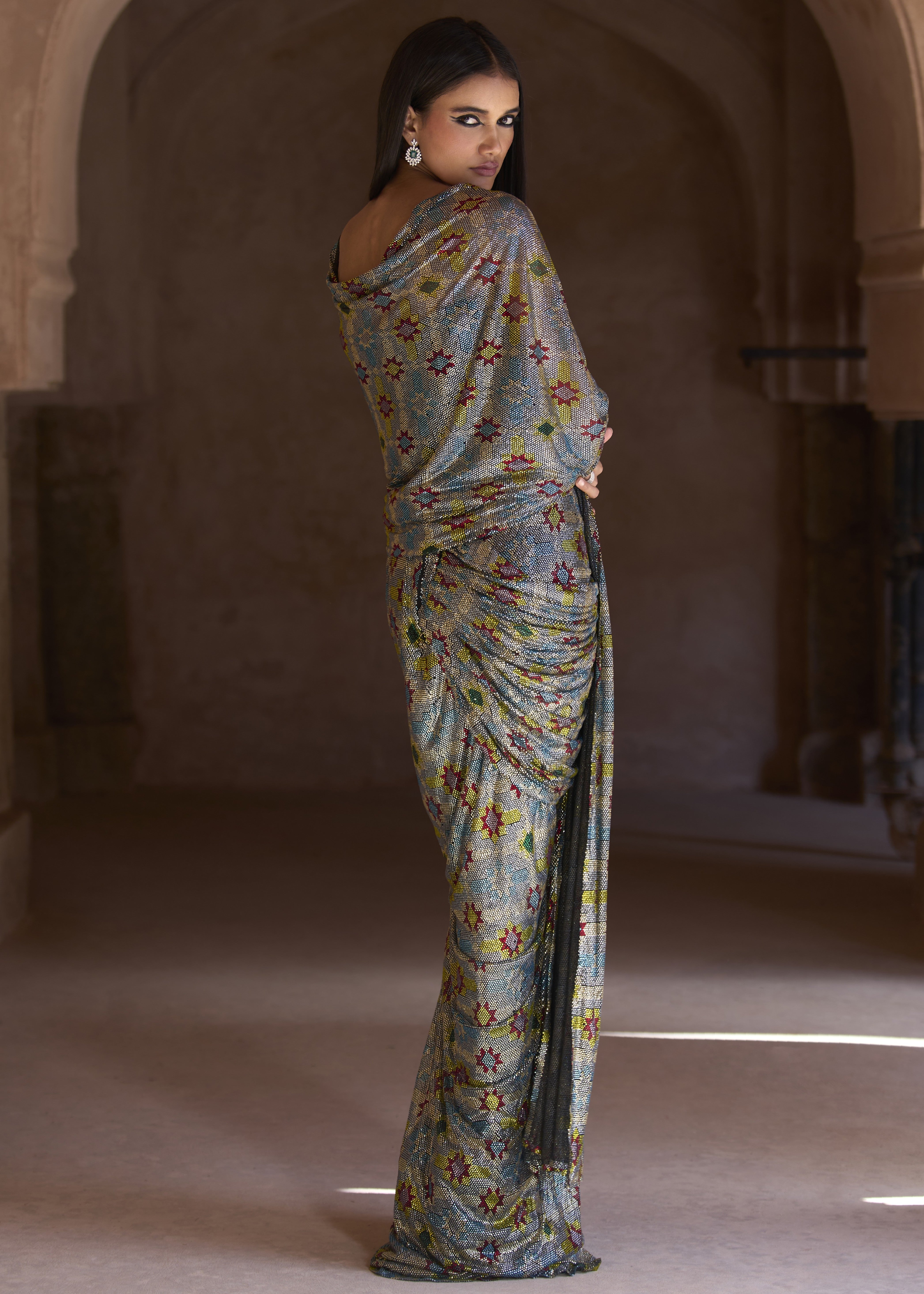 Sana Corset Sari Set