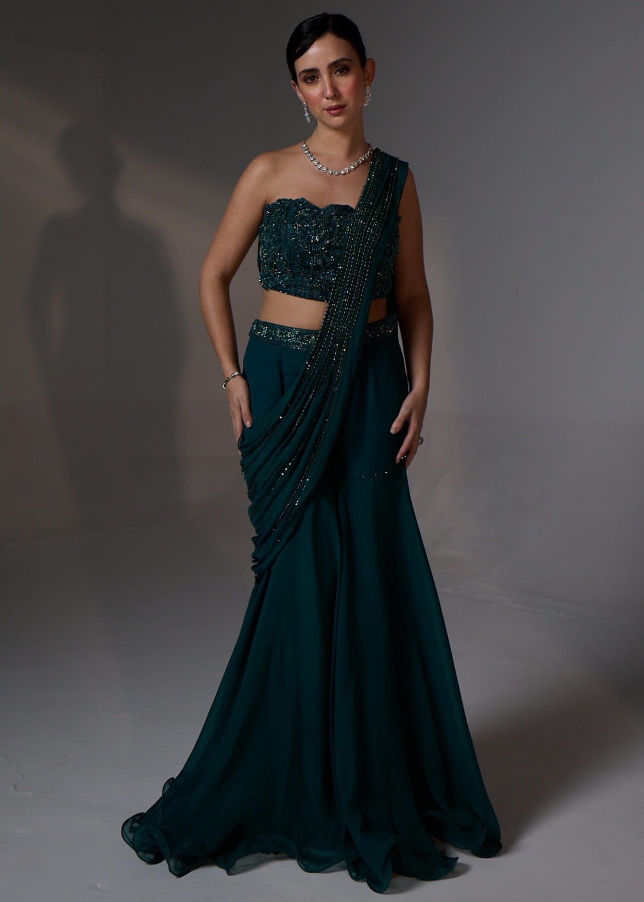 Nora Corset Sharara Set