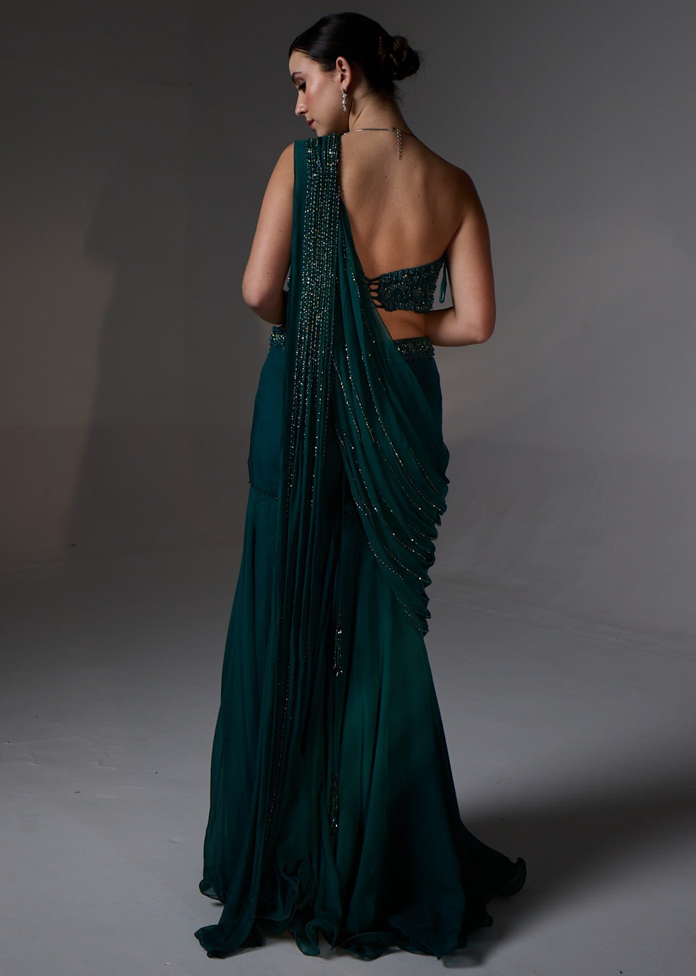 Nora Corset Sharara Set