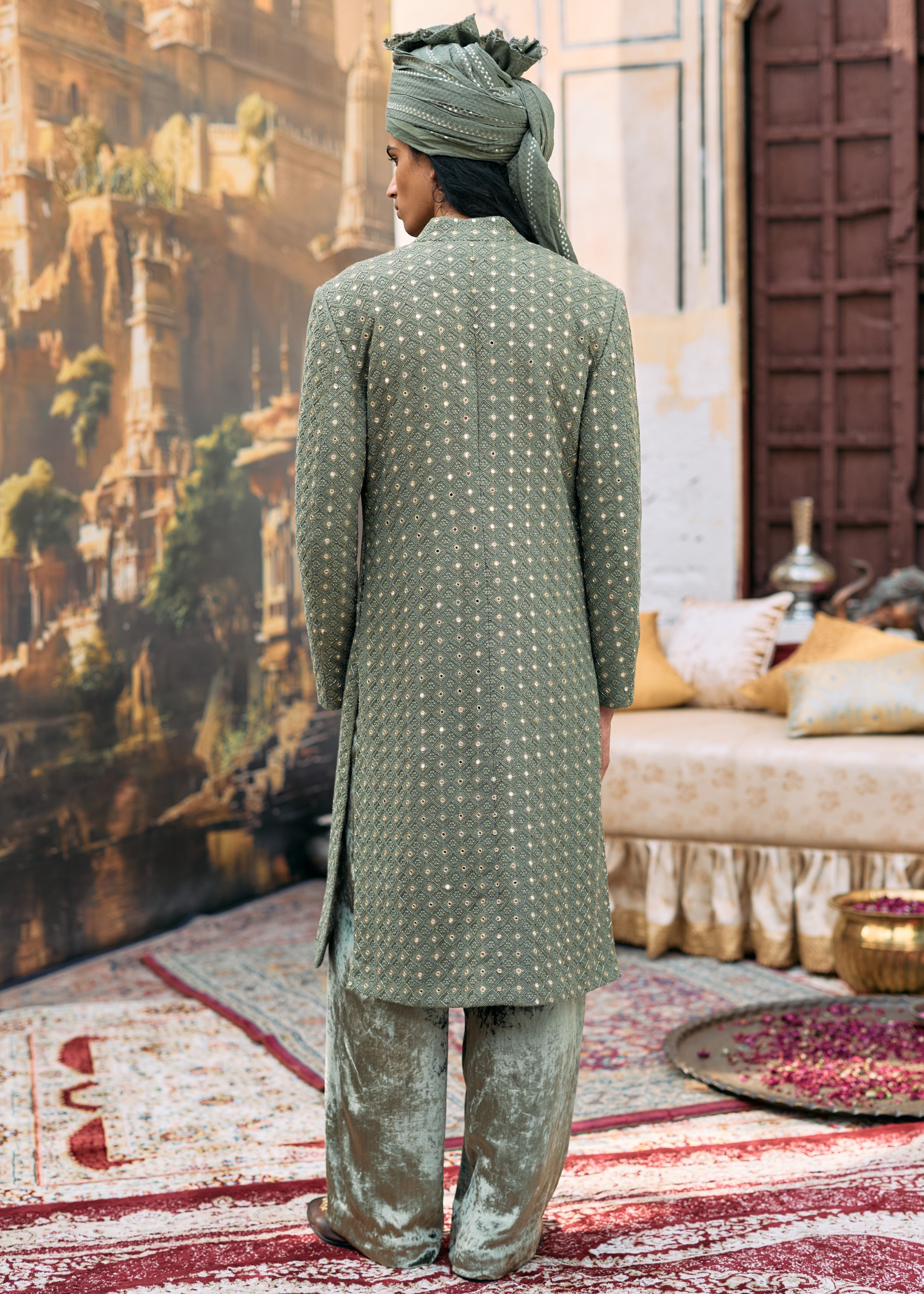 Kirit Sherwani Set