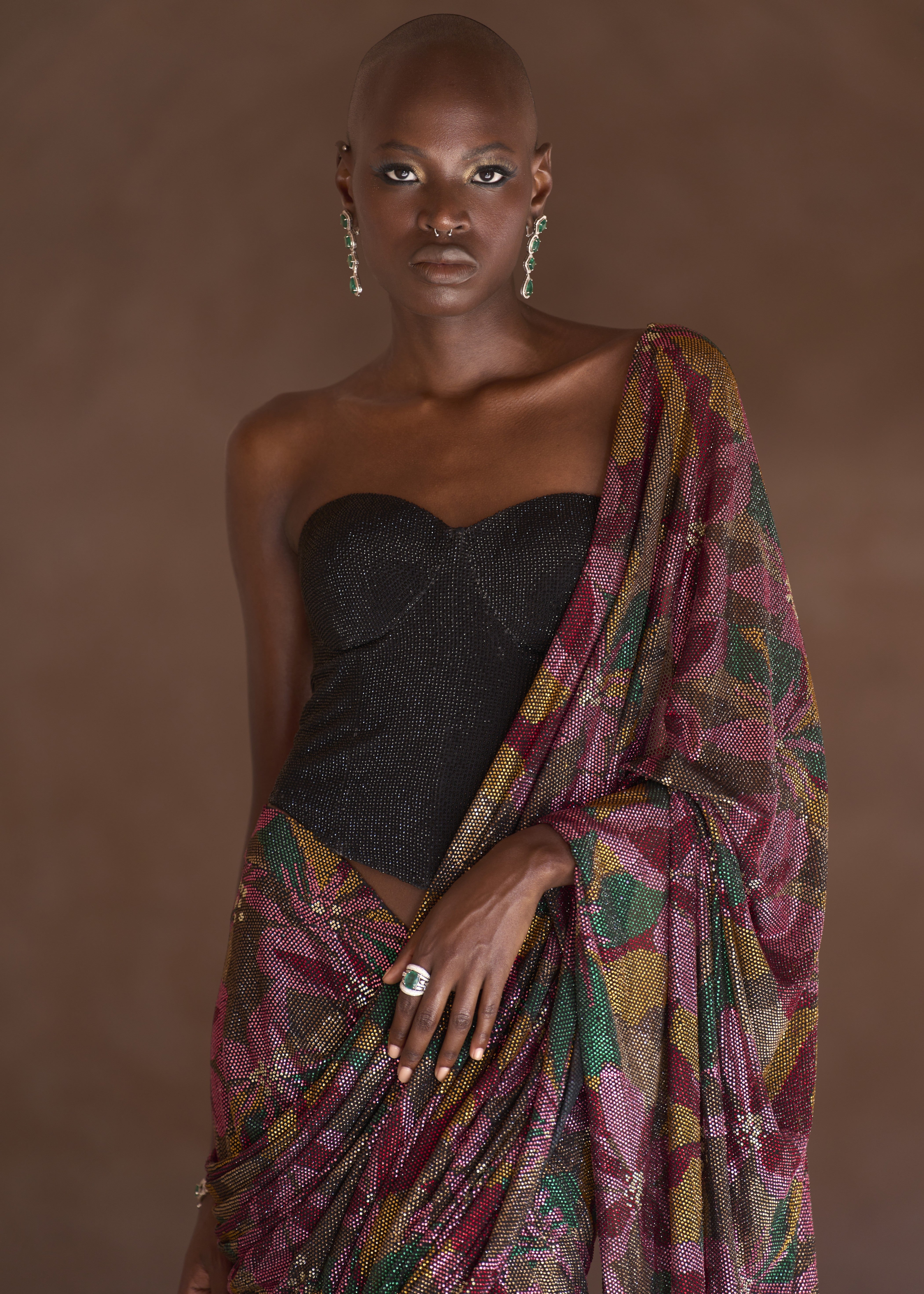 Yasmeen Corset Sari Set