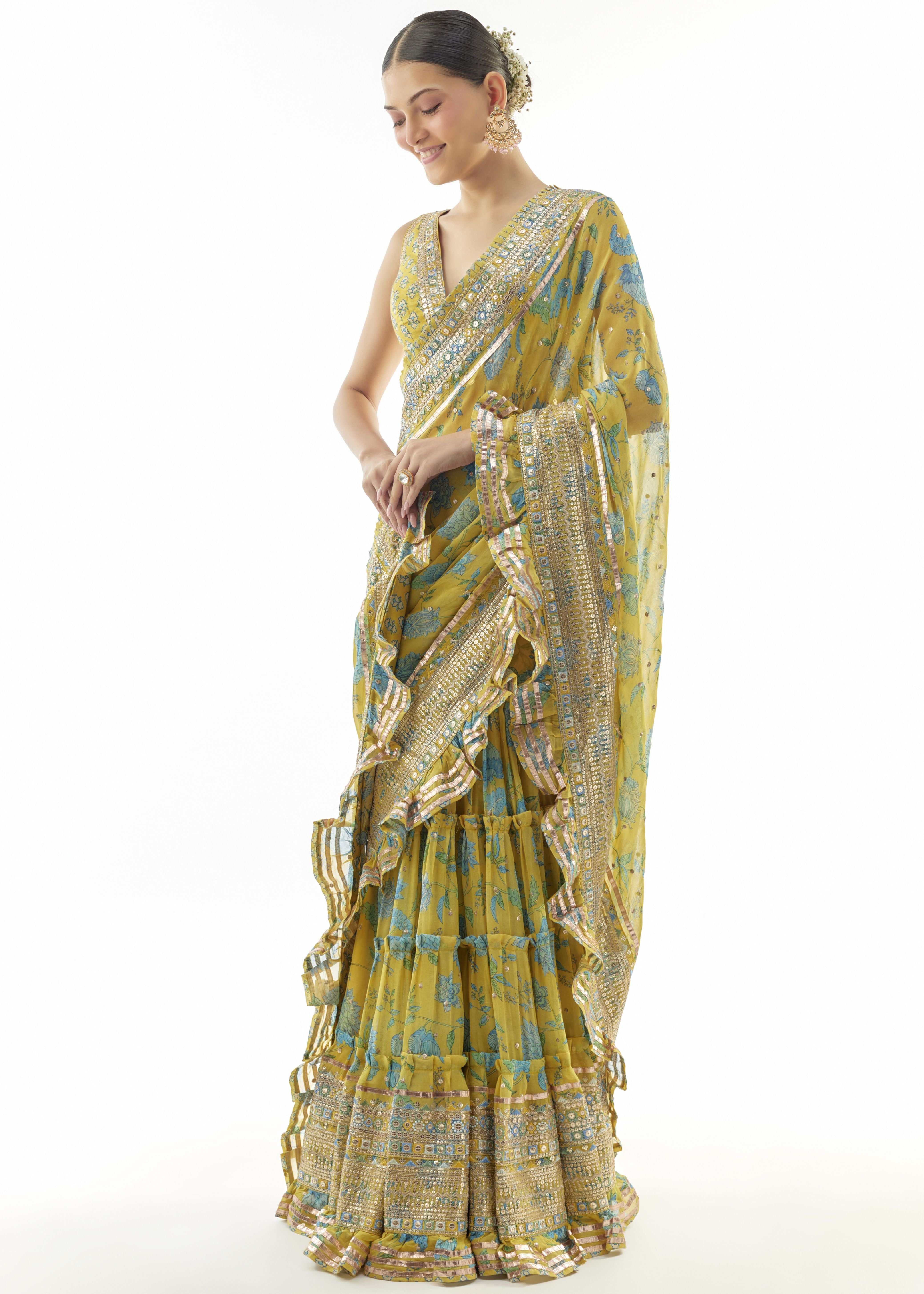 Aanchal Sari Set