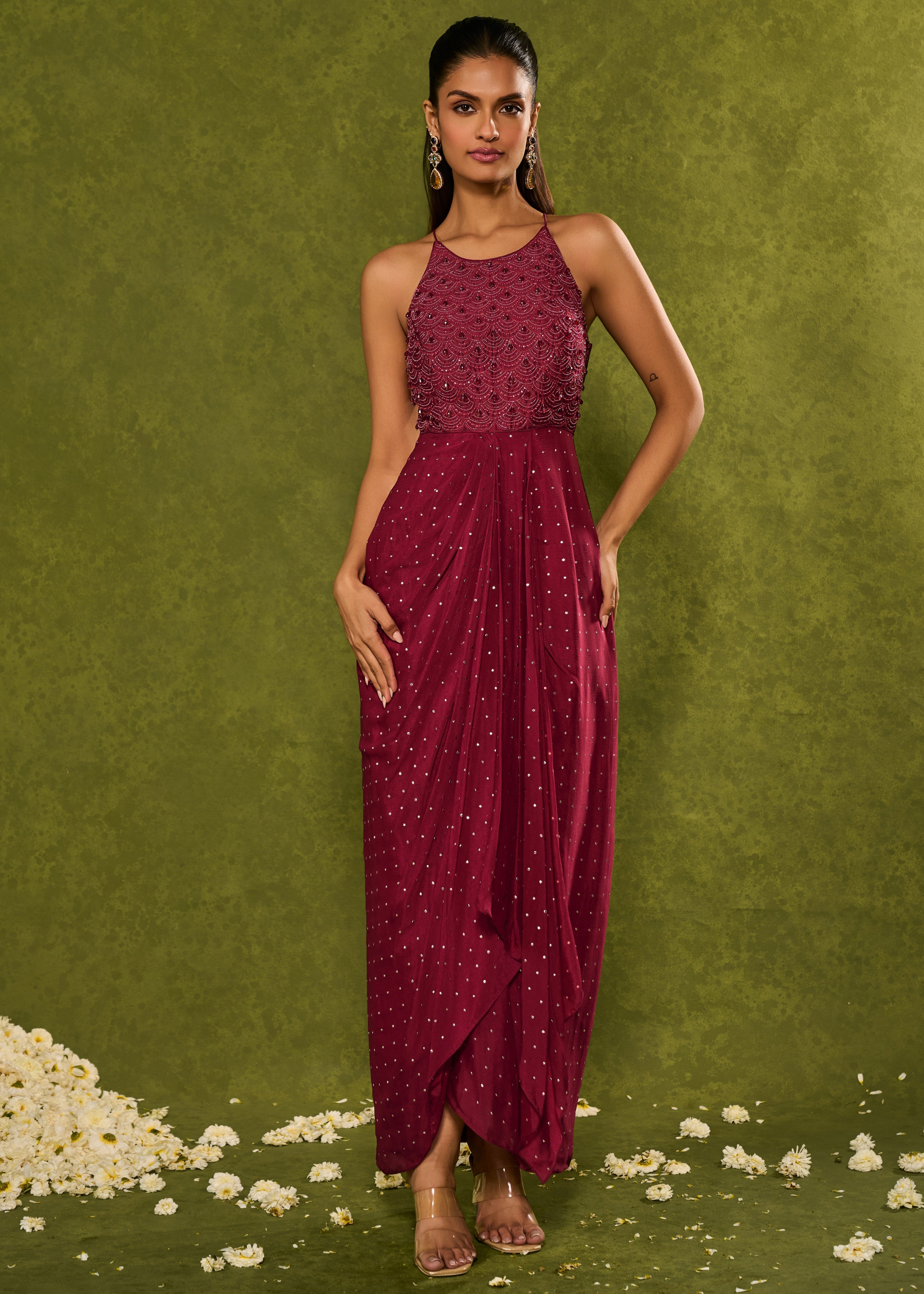 Jasmine Cowl Dress