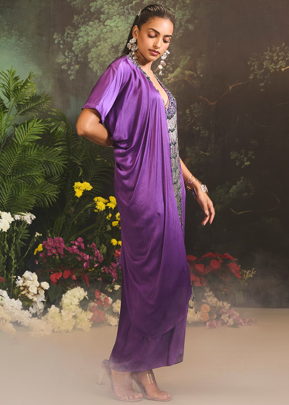 Purple Sage Kurta Set