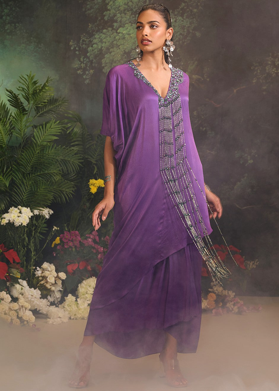 Purple Sage Kurta Set