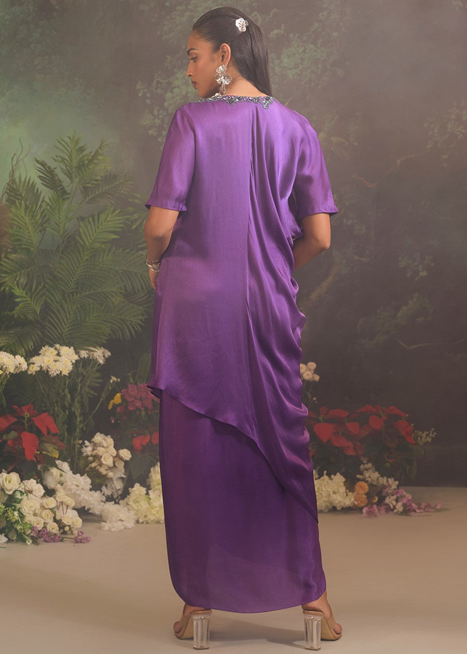 Purple Sage Kurta Set