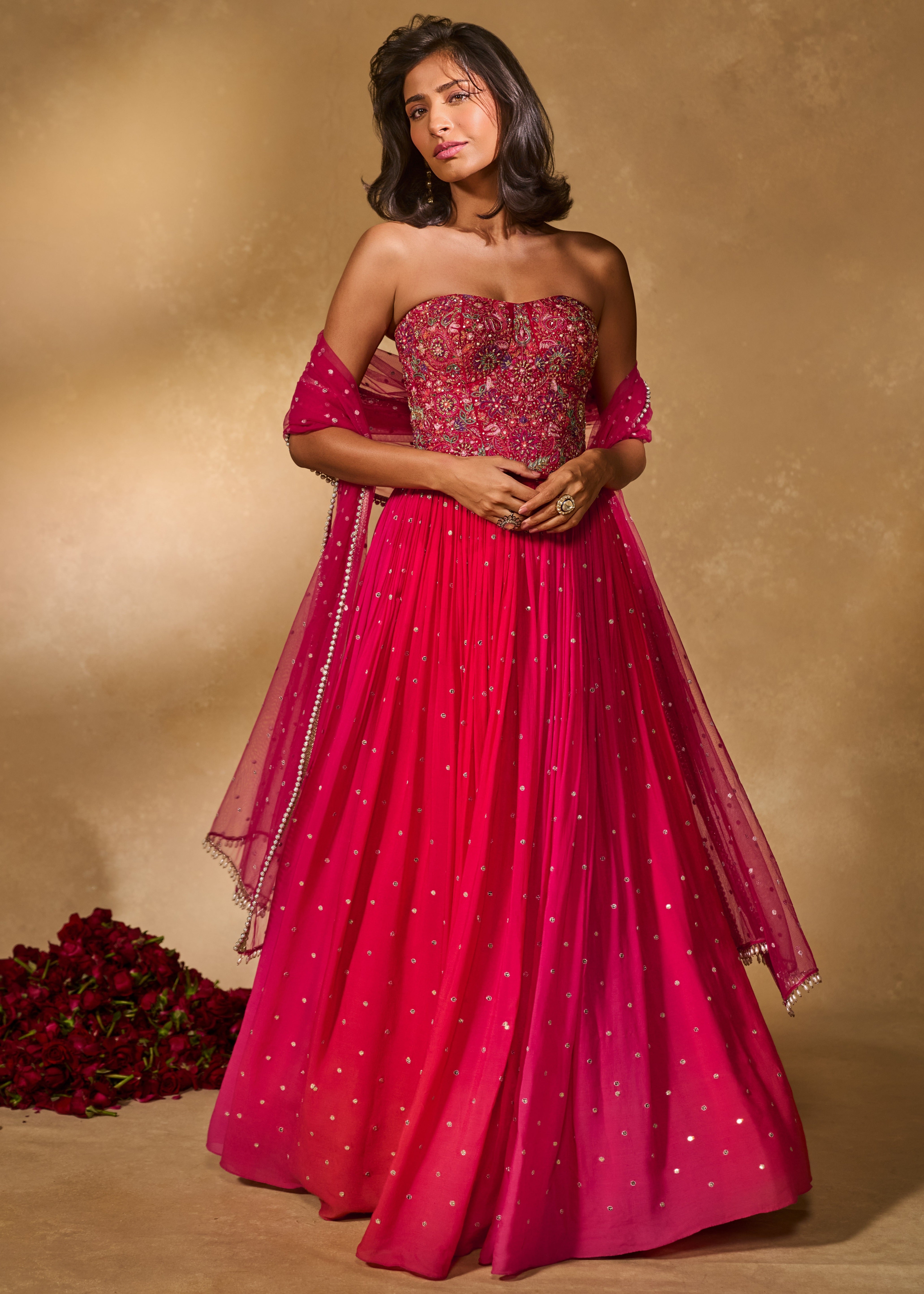 Aries Corset Lehenga