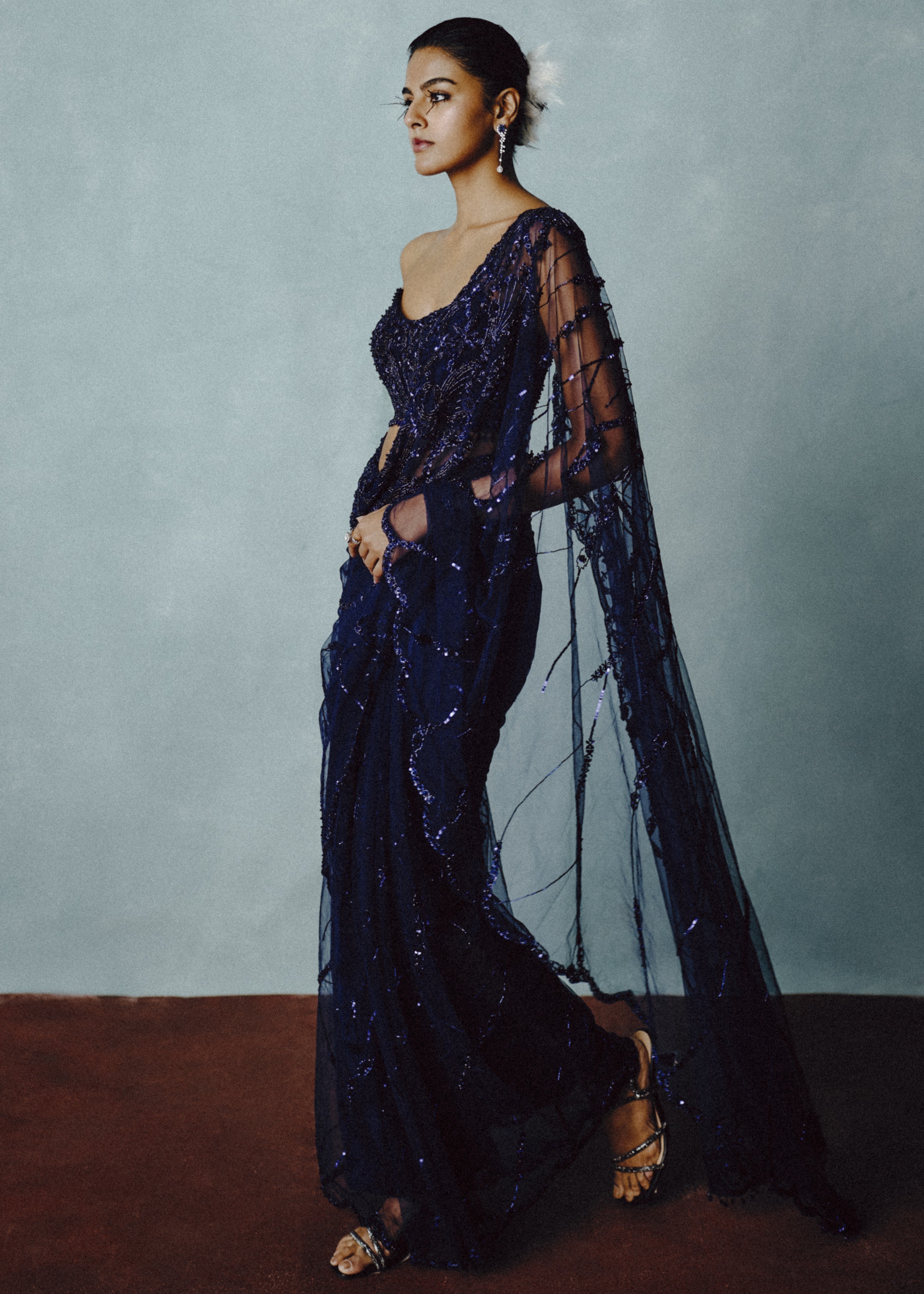 Twilight Sheer Sculpt Sari