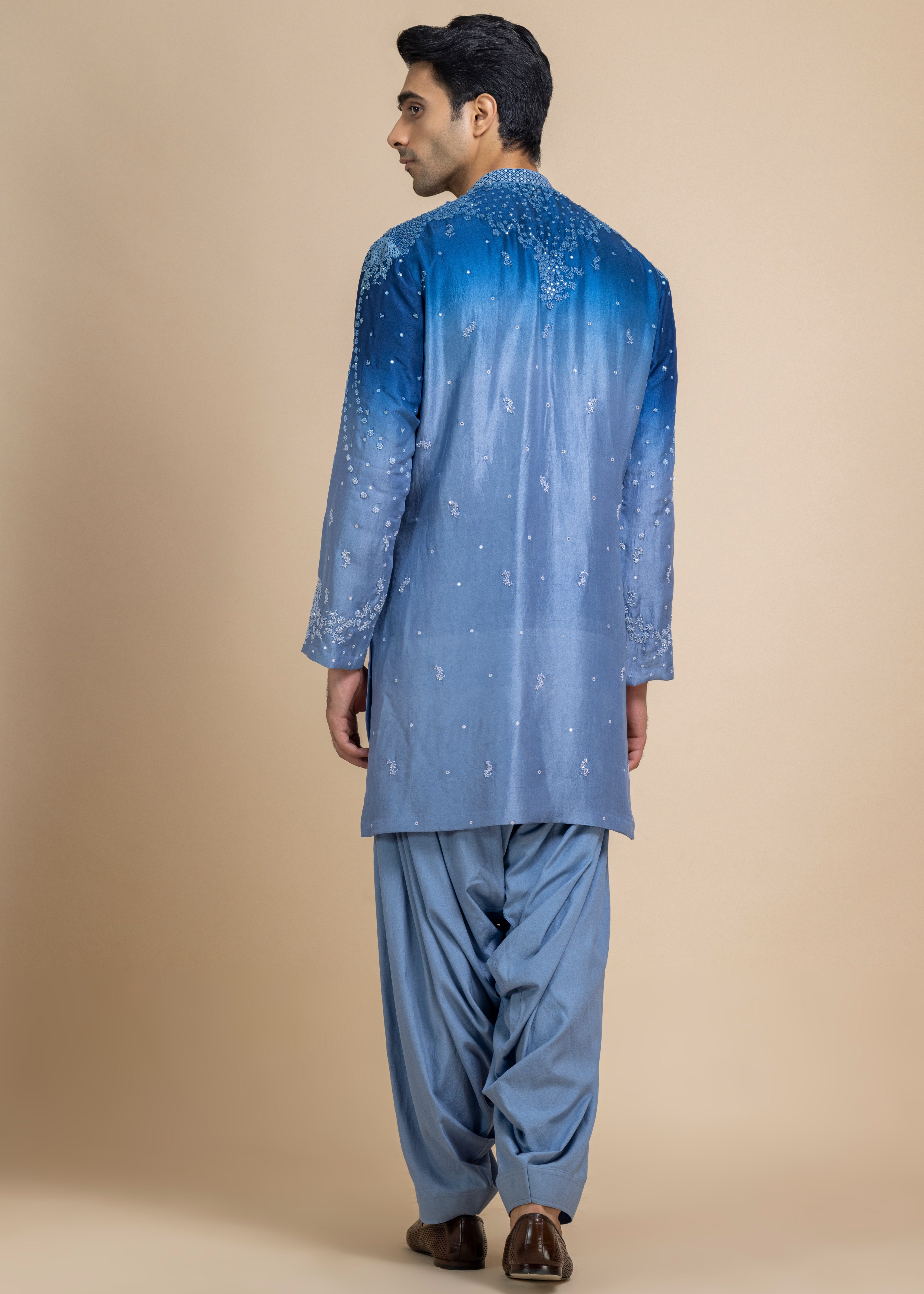 Neel Ombre Kurta & Salwar Set