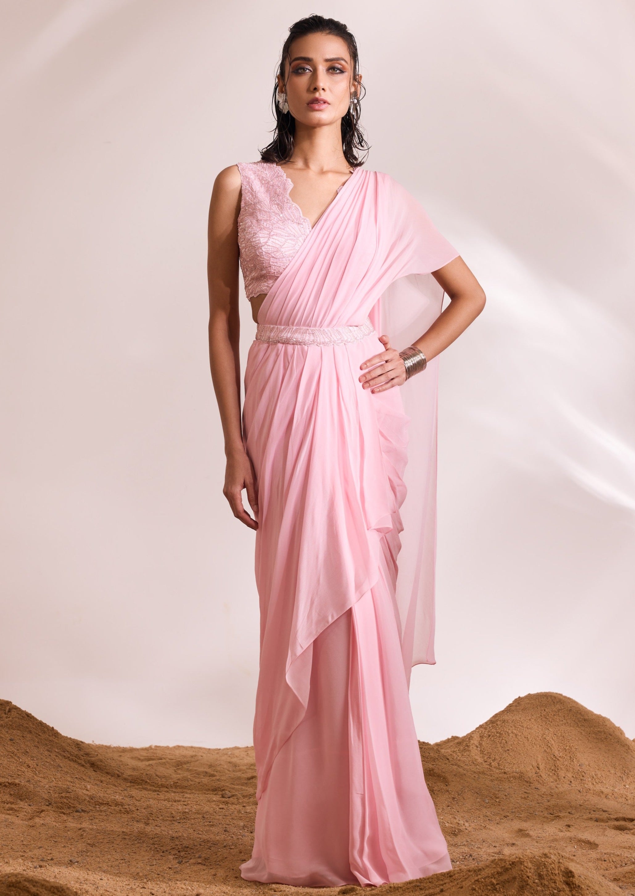 Pink Eve Sari