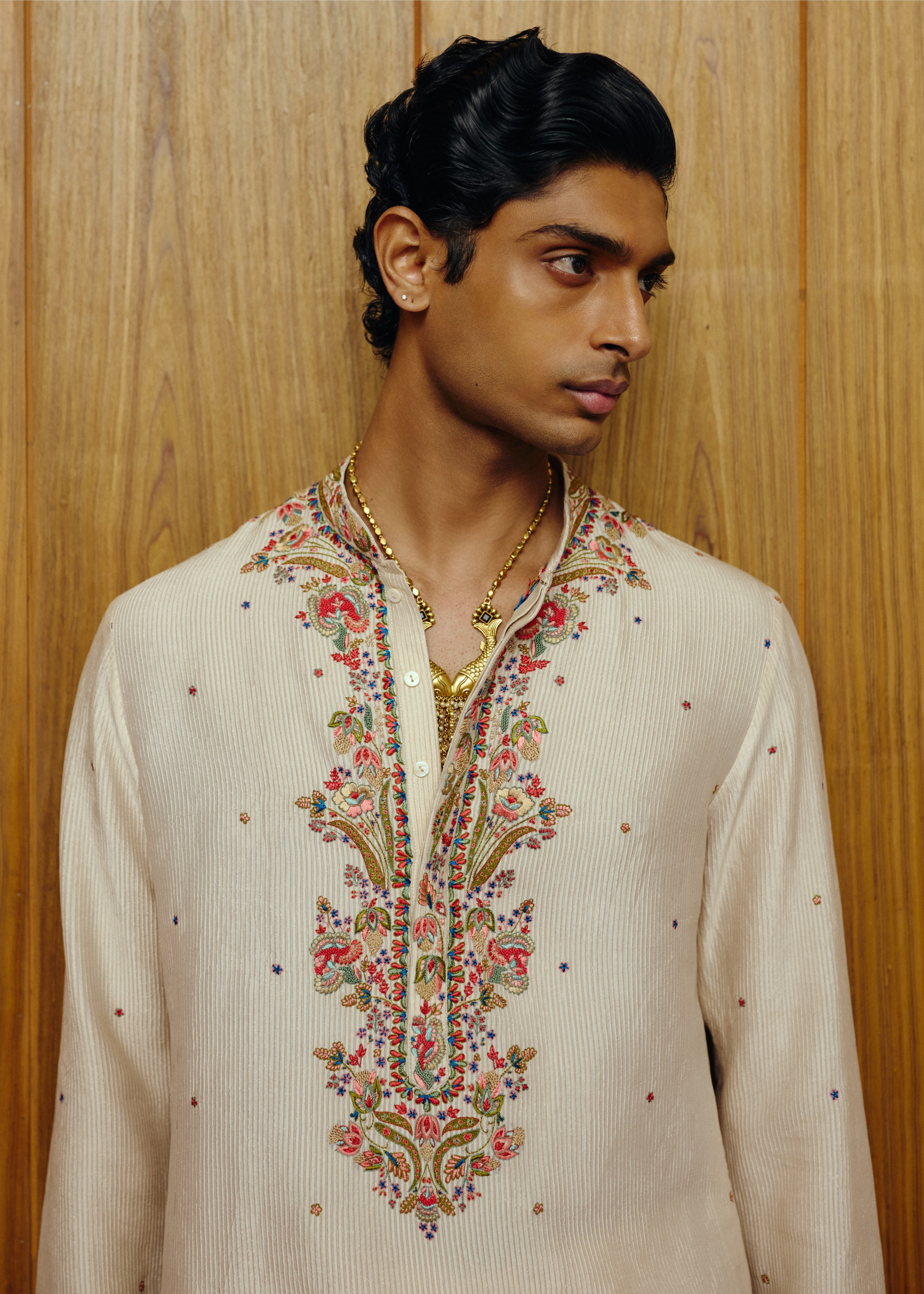 The Elias Ivory Kurta Set