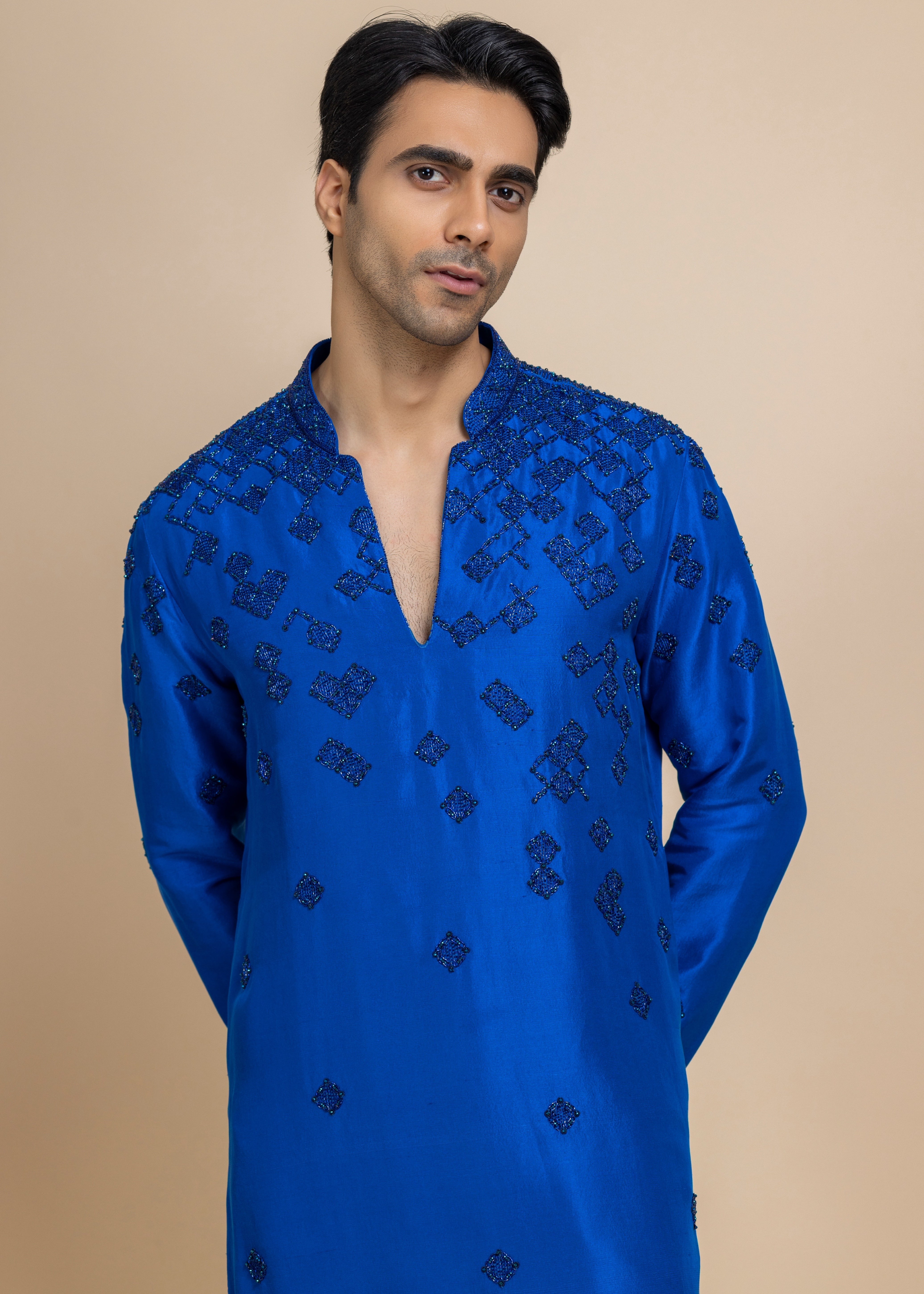 Blue Monarch Kurta & Pant Set