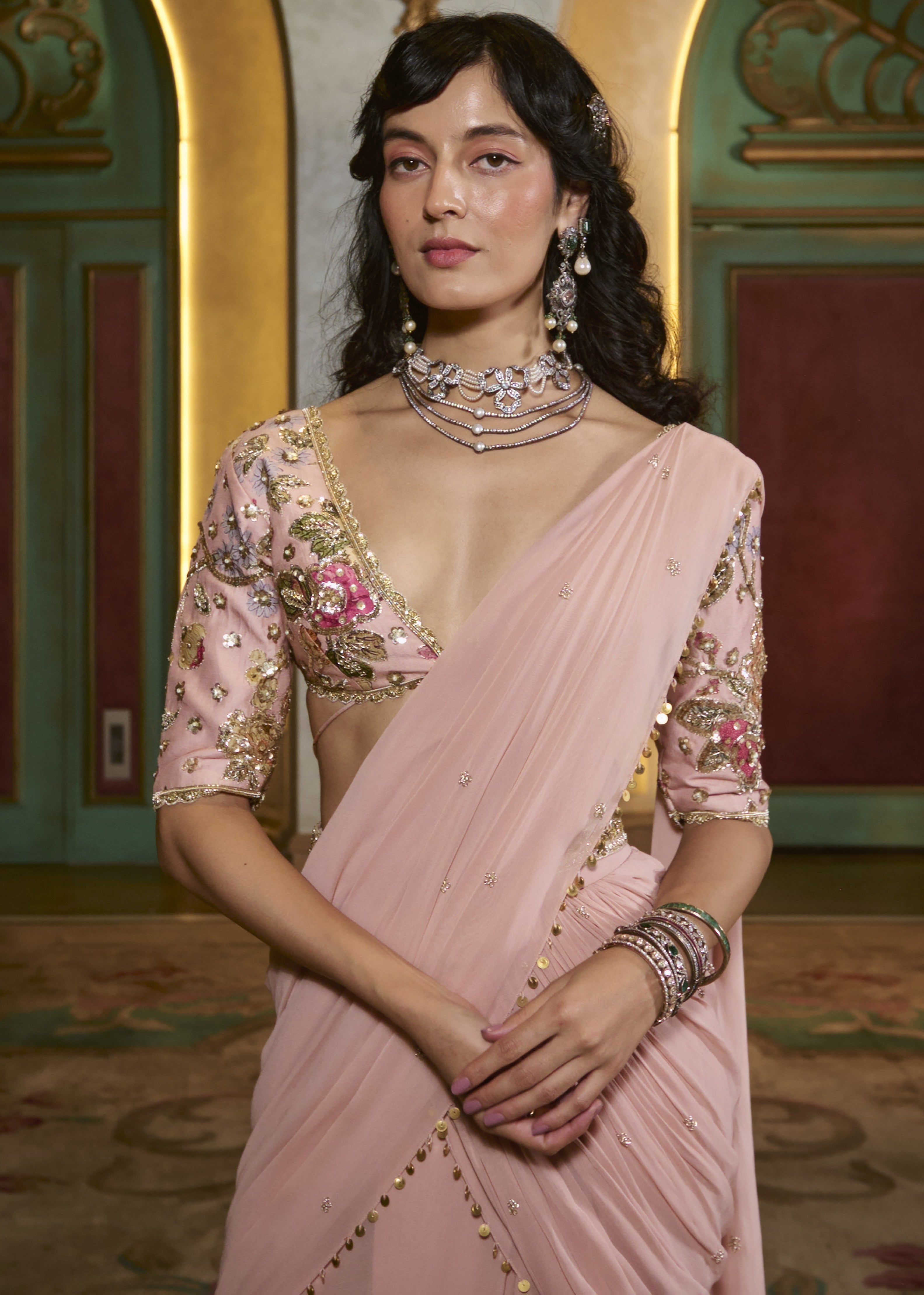 Kaia Sari Set – Light Rose