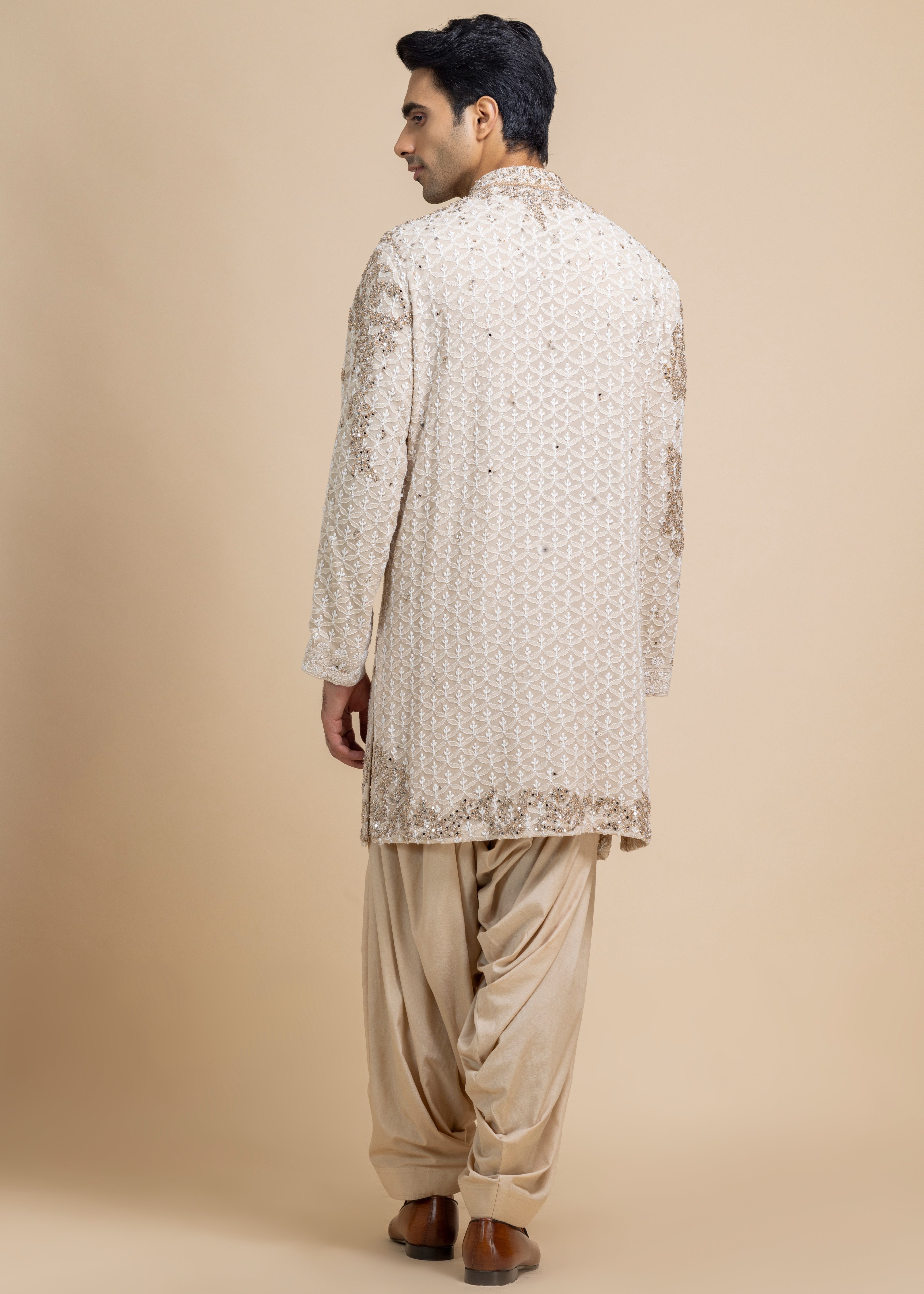 Ivory Éclat Kurta & Salwar Set