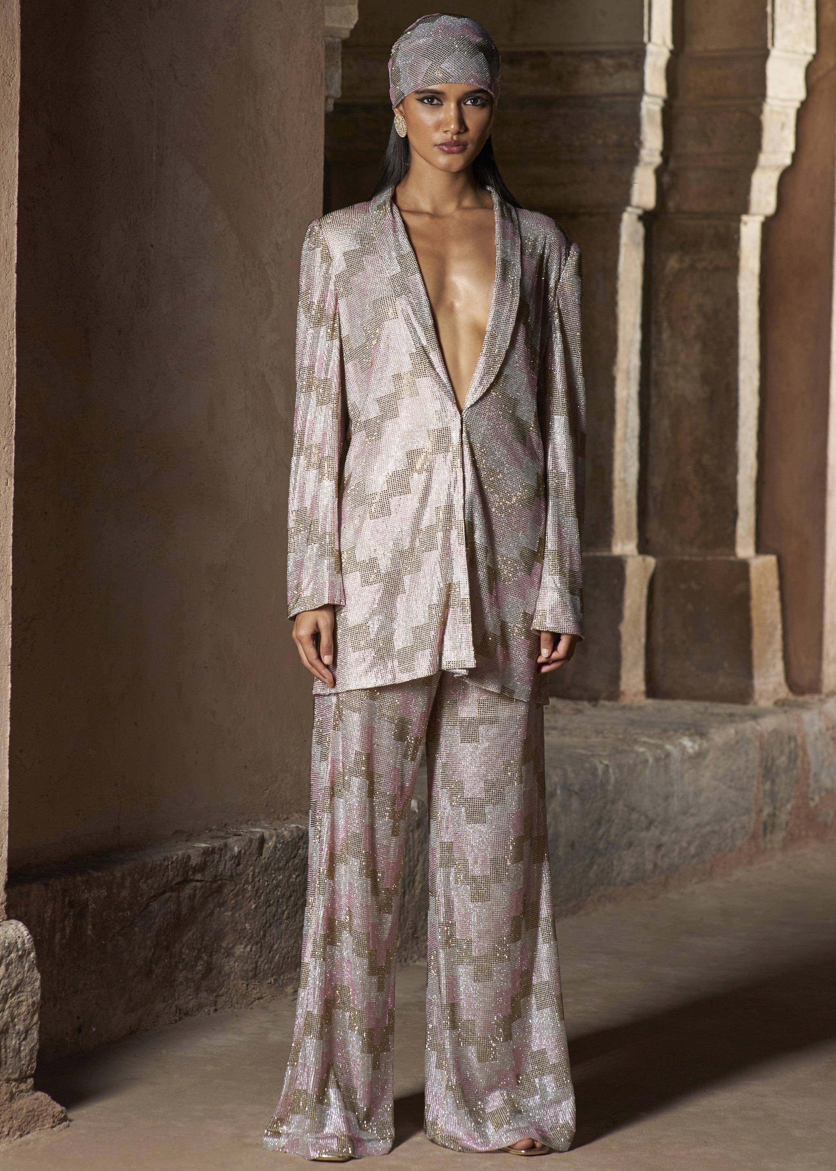 Farhana Blazer And Pants Set
