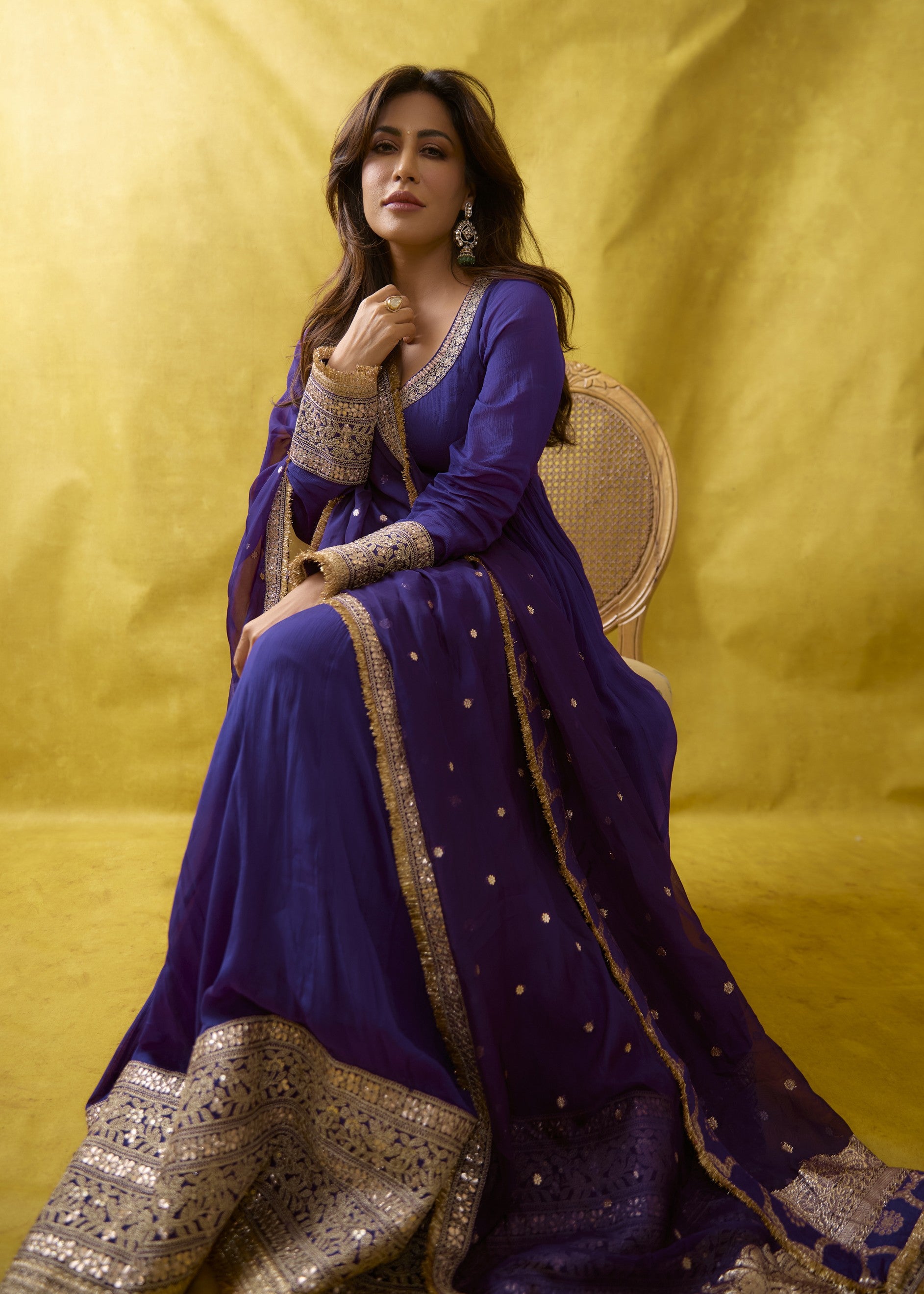 Chitrangada Anarkali Set