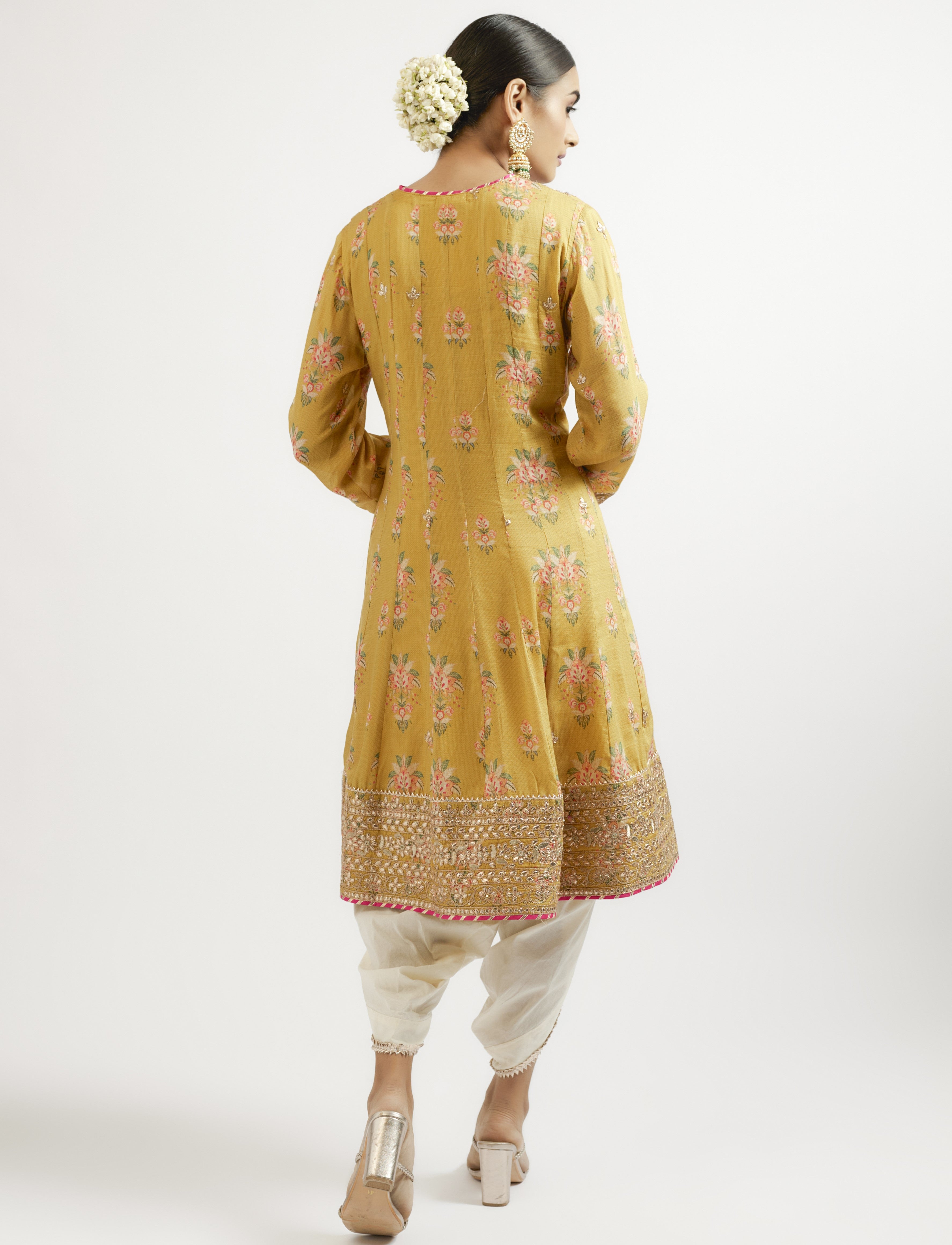 Mustard Ekta Ag Dhoti Set