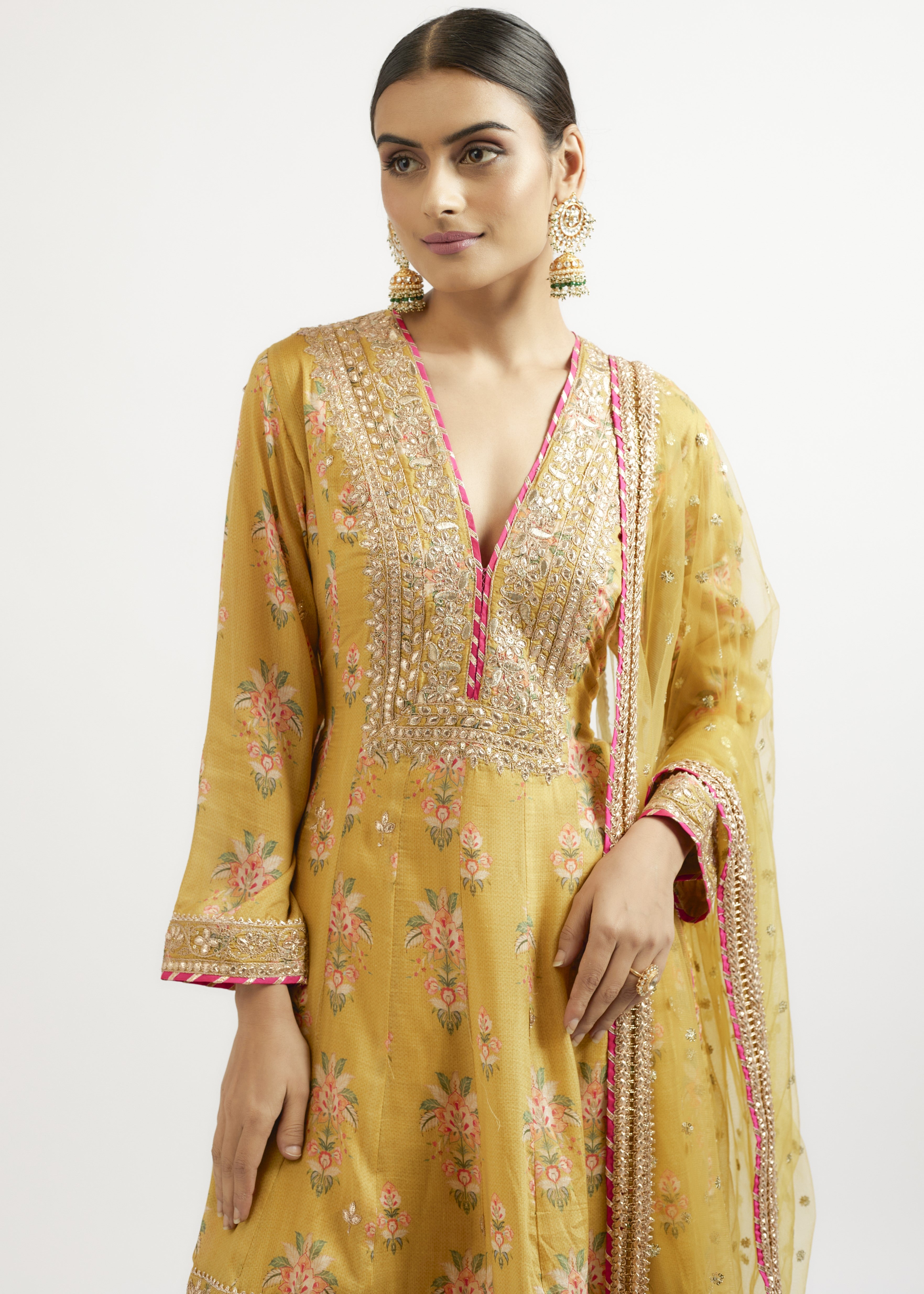 Mustard Ekta Ag Dhoti Set