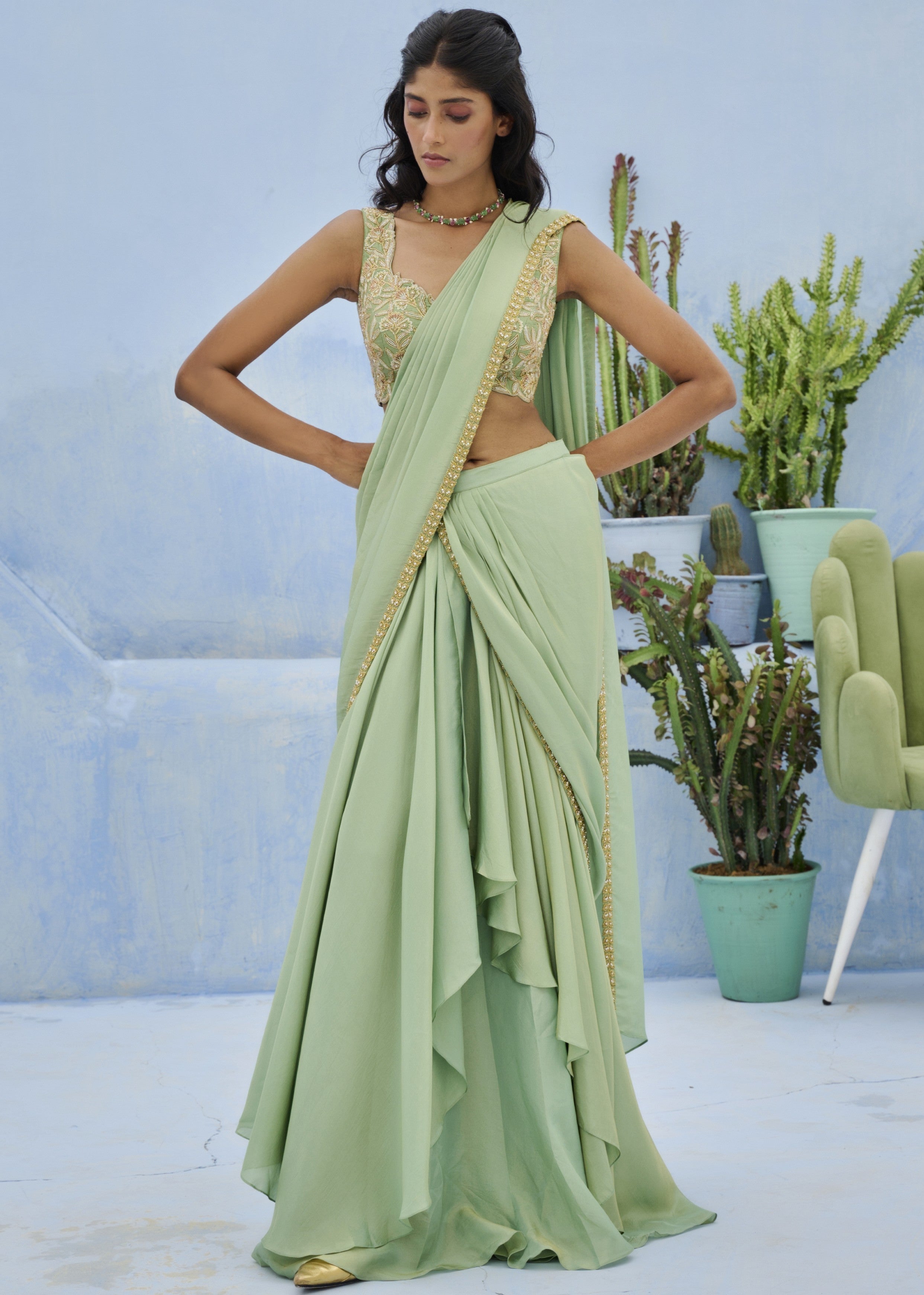 Haseen Pre-drape Sari