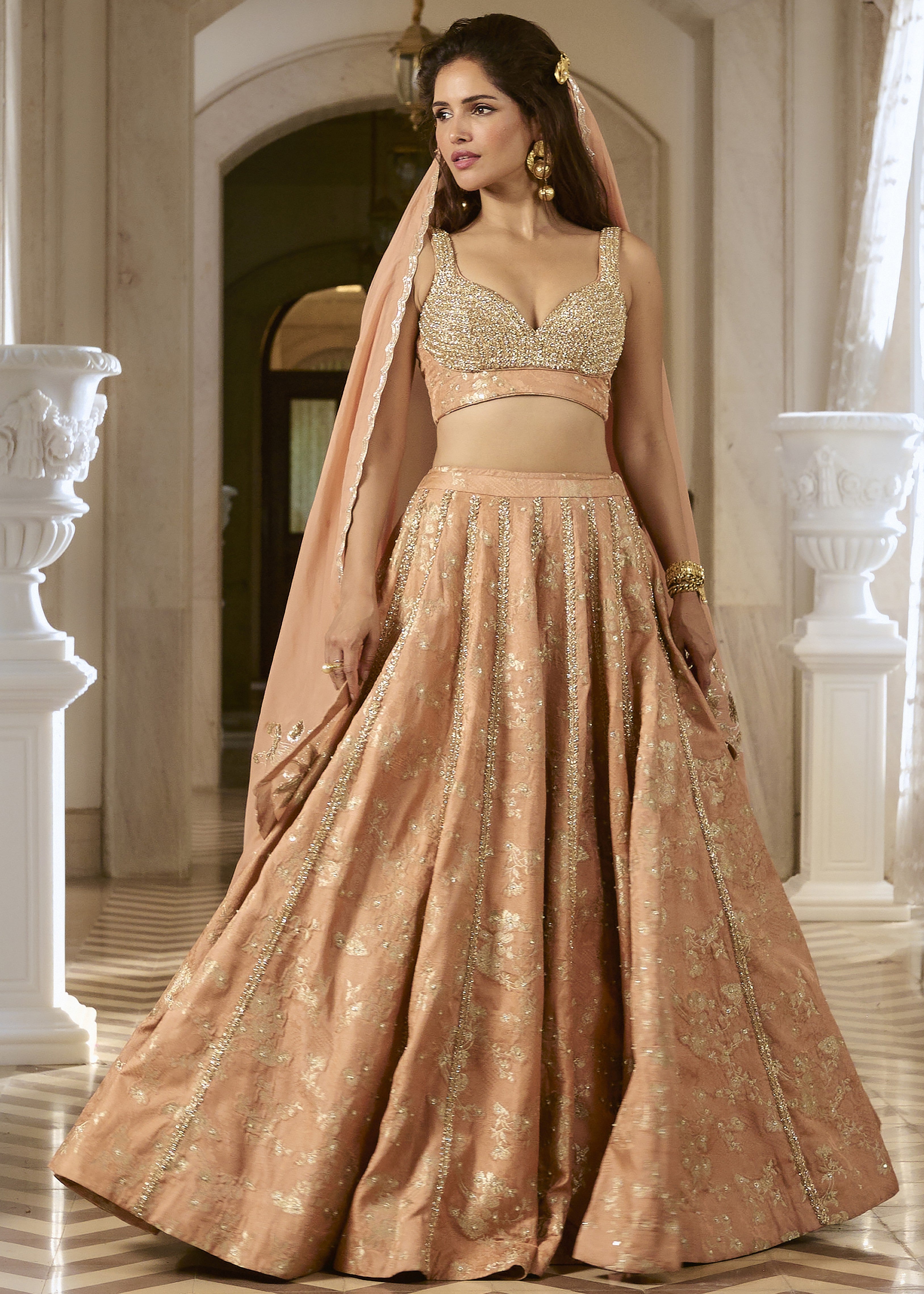 Adele Lehenga Set – Onion Pink