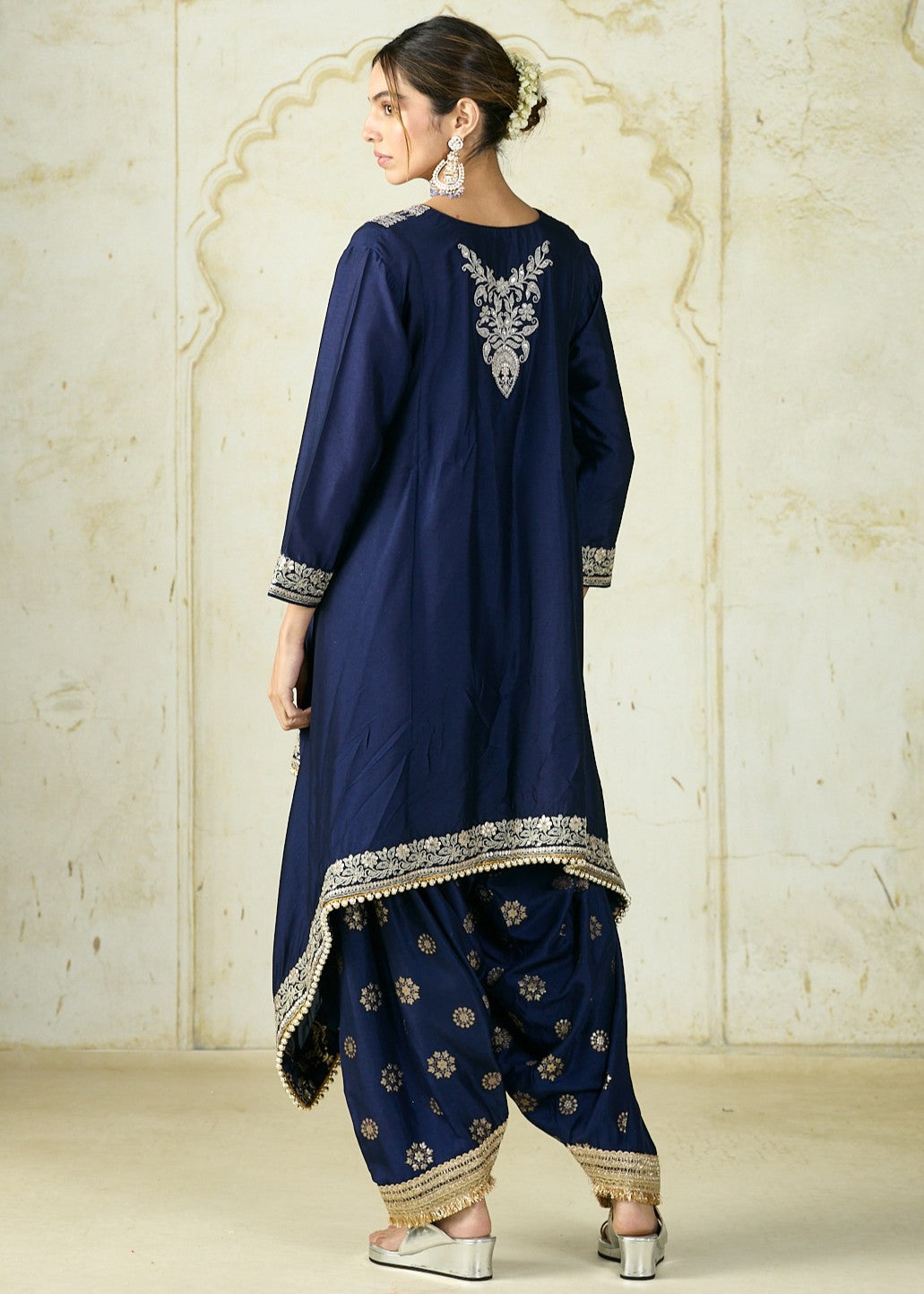 Navy Nadia Farshi Set