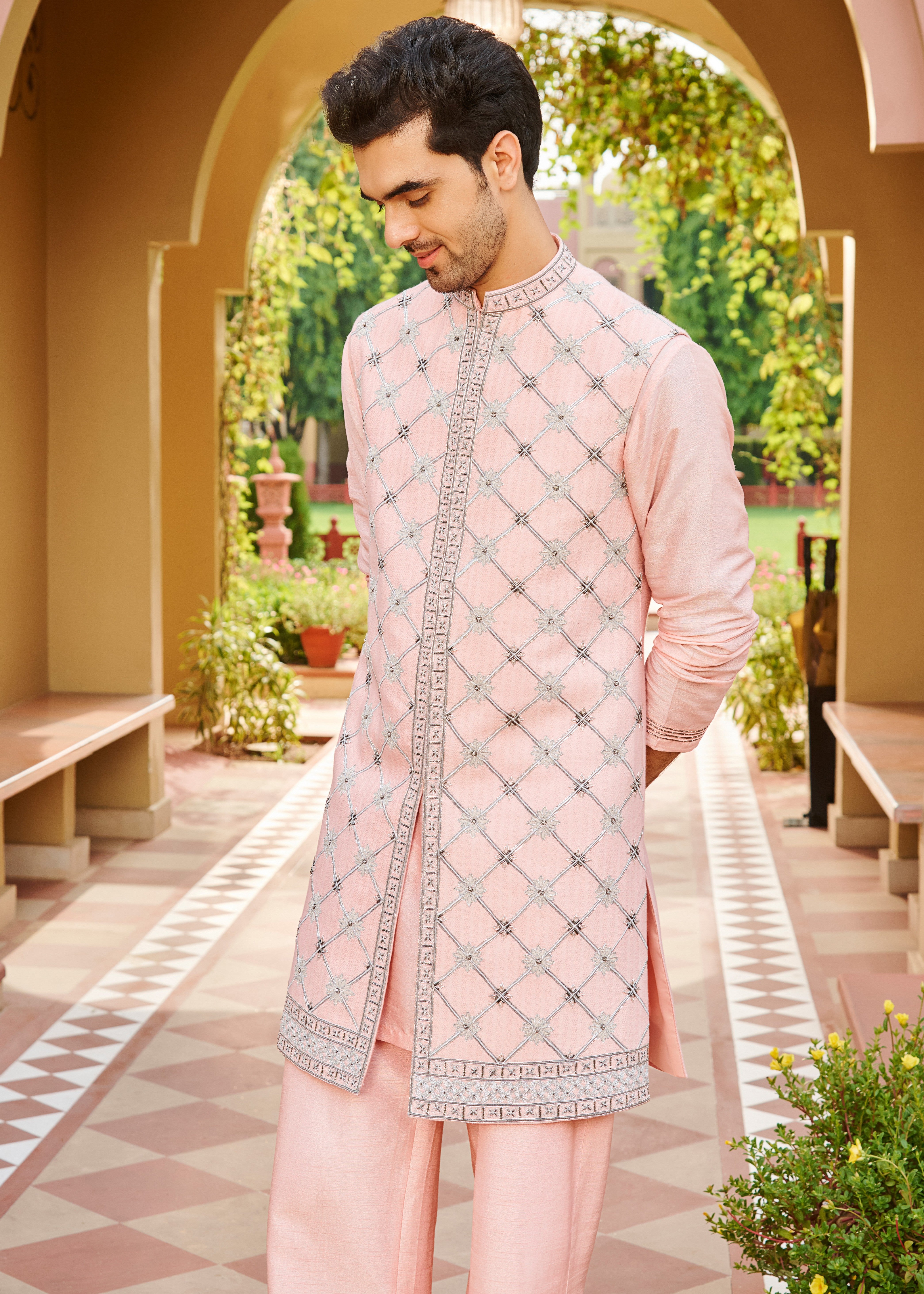 Aafreen Sleeveless Sherwani Set