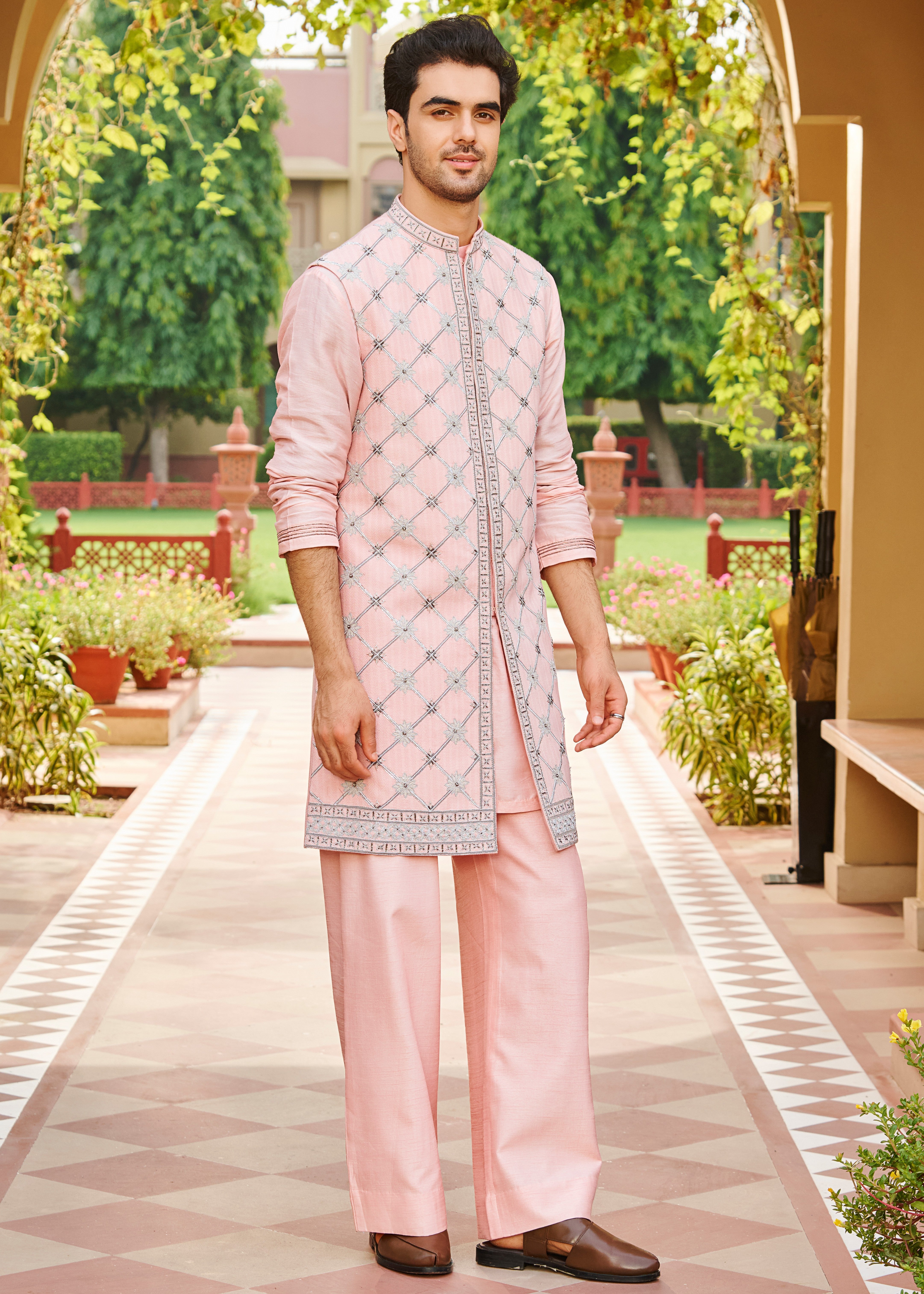 Aafreen Sleeveless Sherwani Set