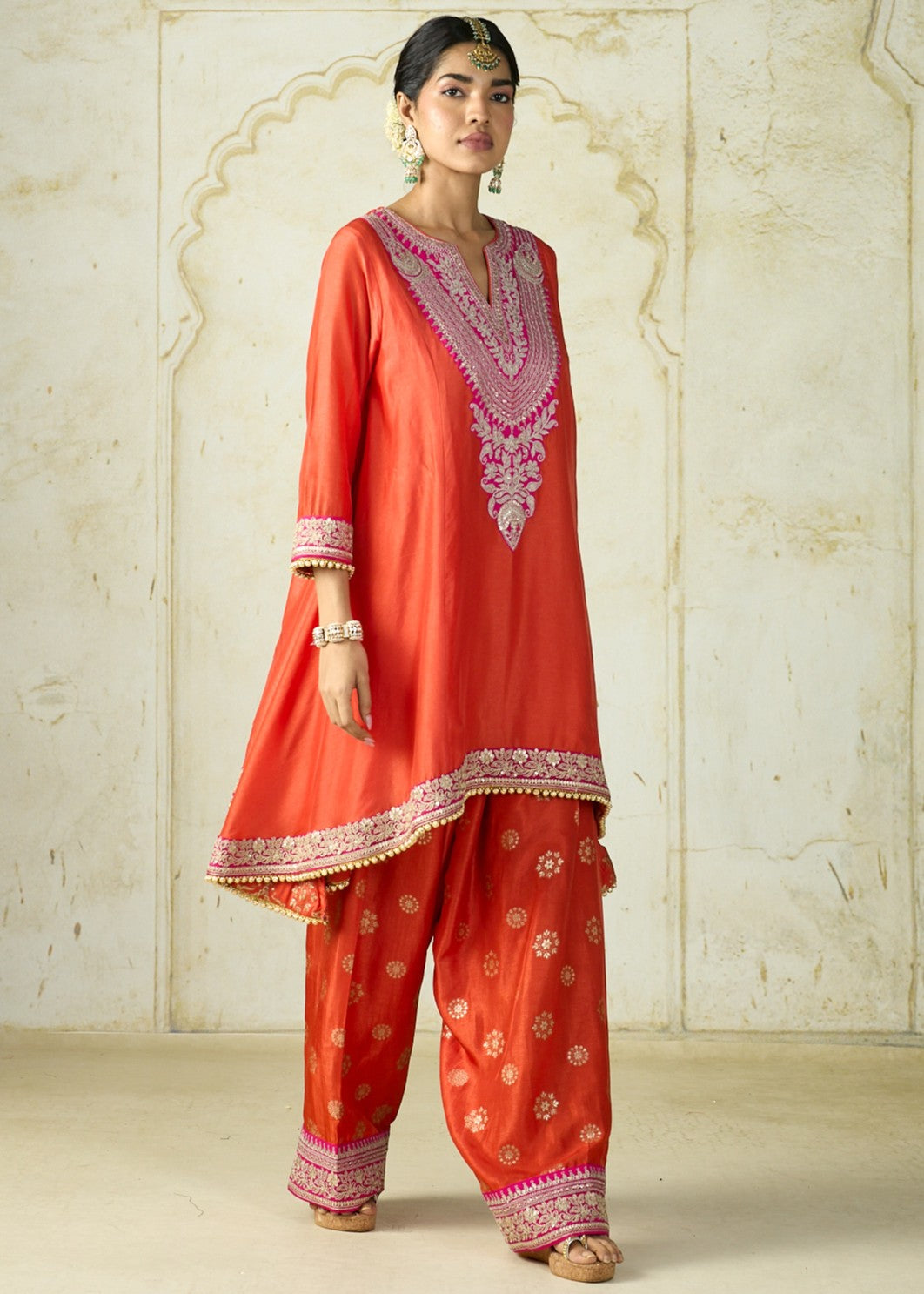 Orange Nadia Farshi Set