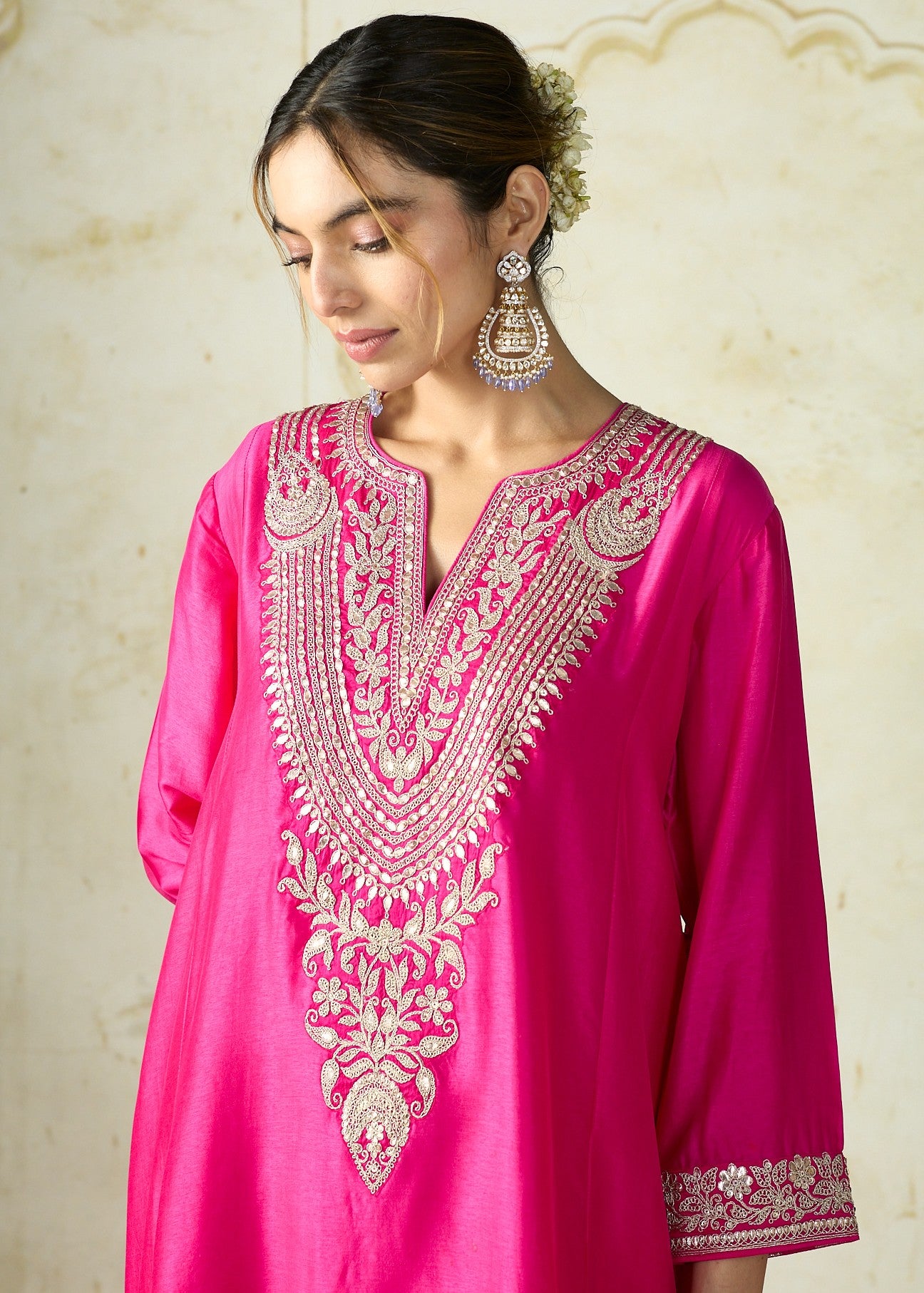 Rani Pink Nadia Farshi Set