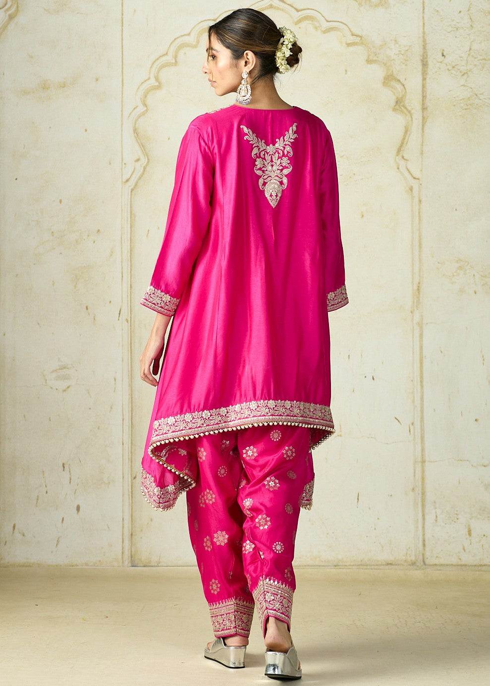 Rani Pink Nadia Farshi Set