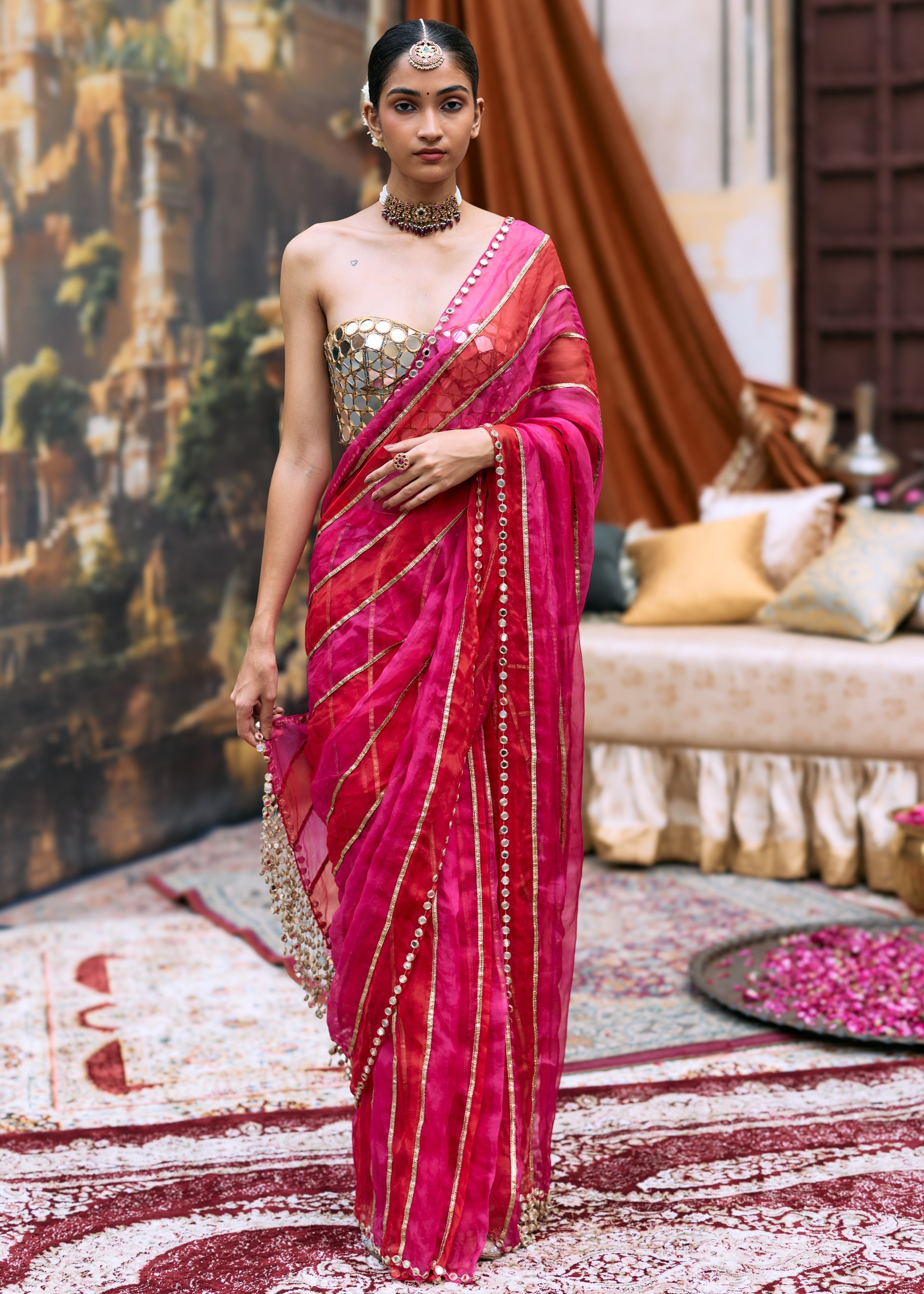 Kumudini Sari Set