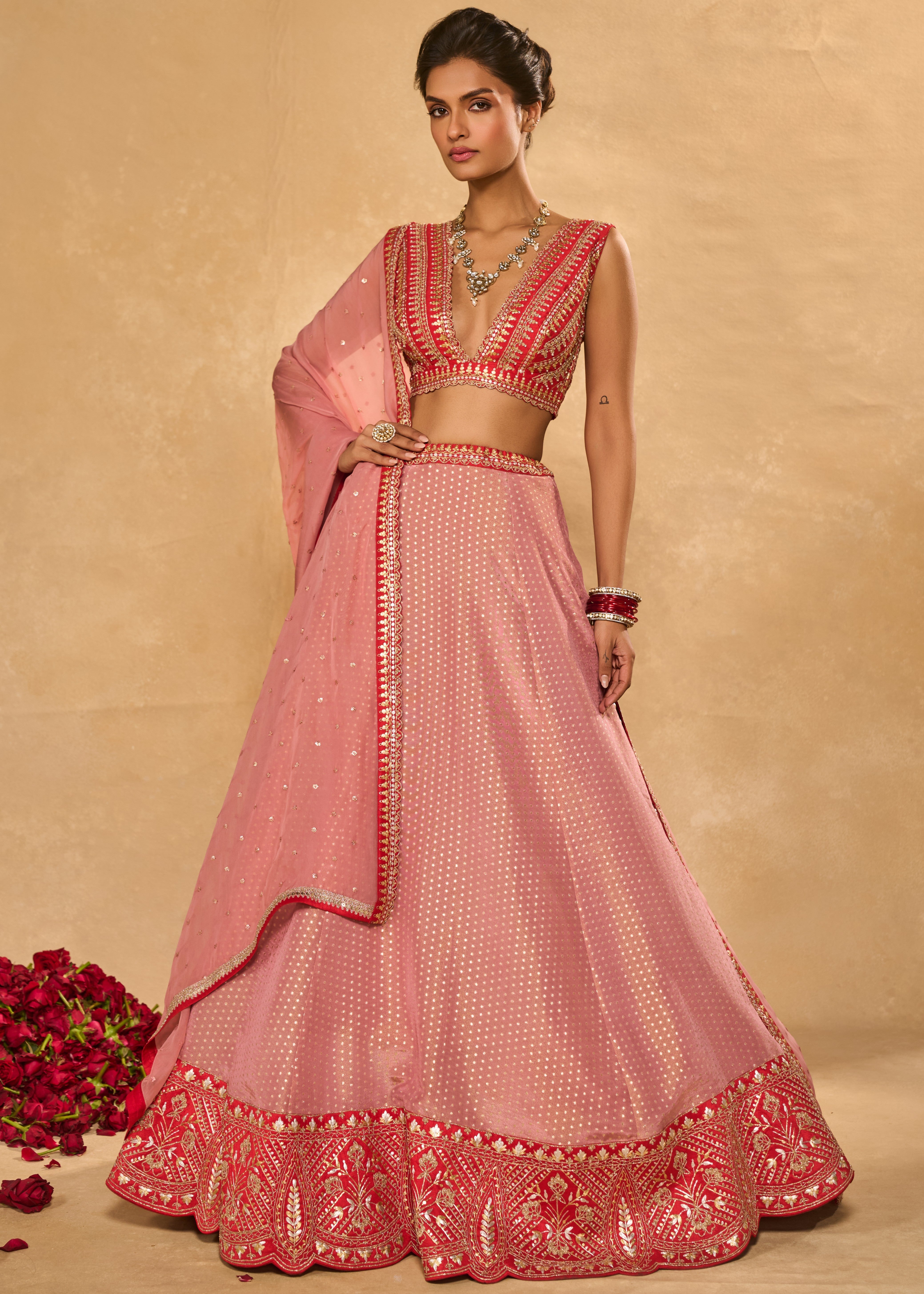 Mina Daman Lehenga