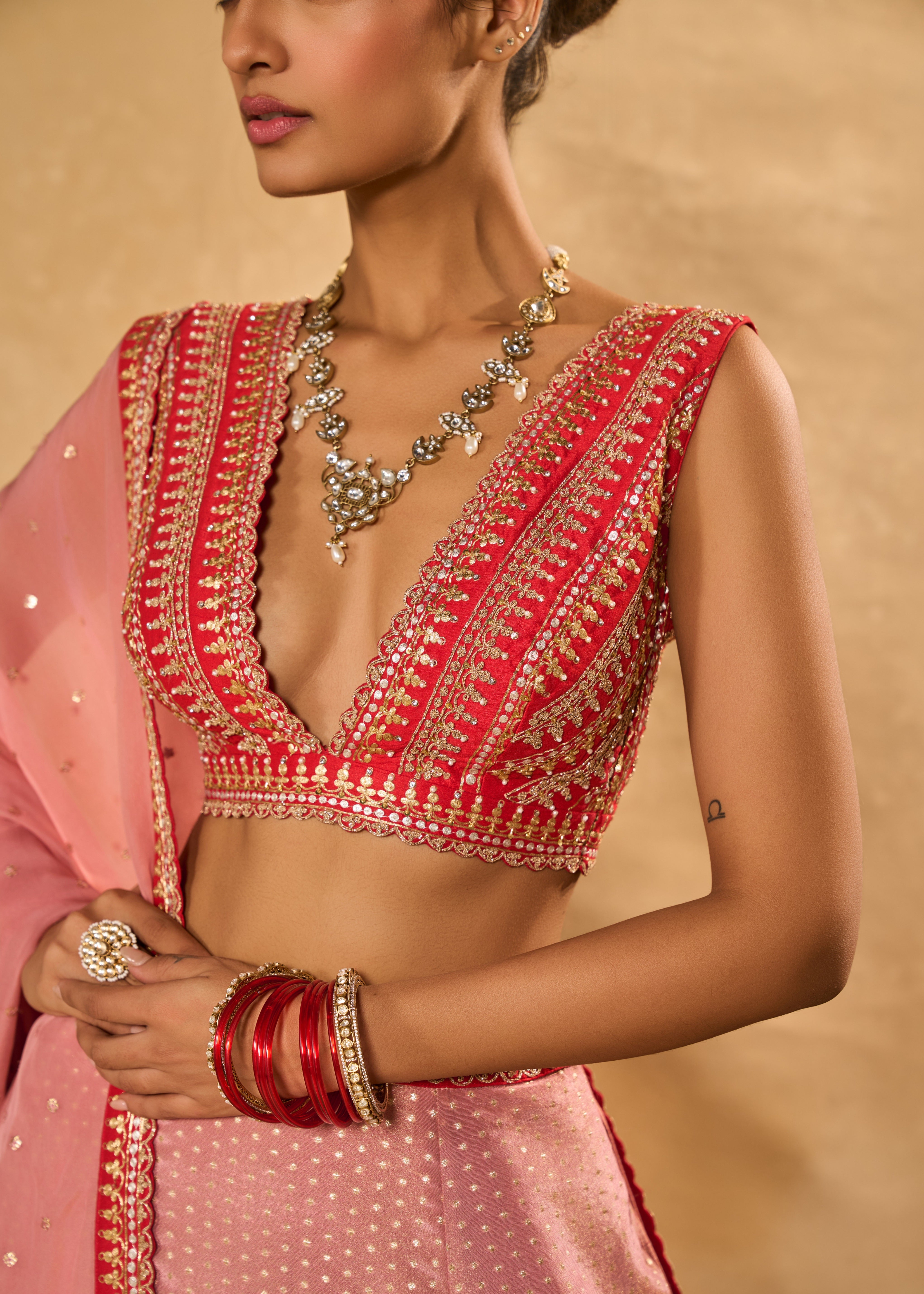 Mina Daman Lehenga