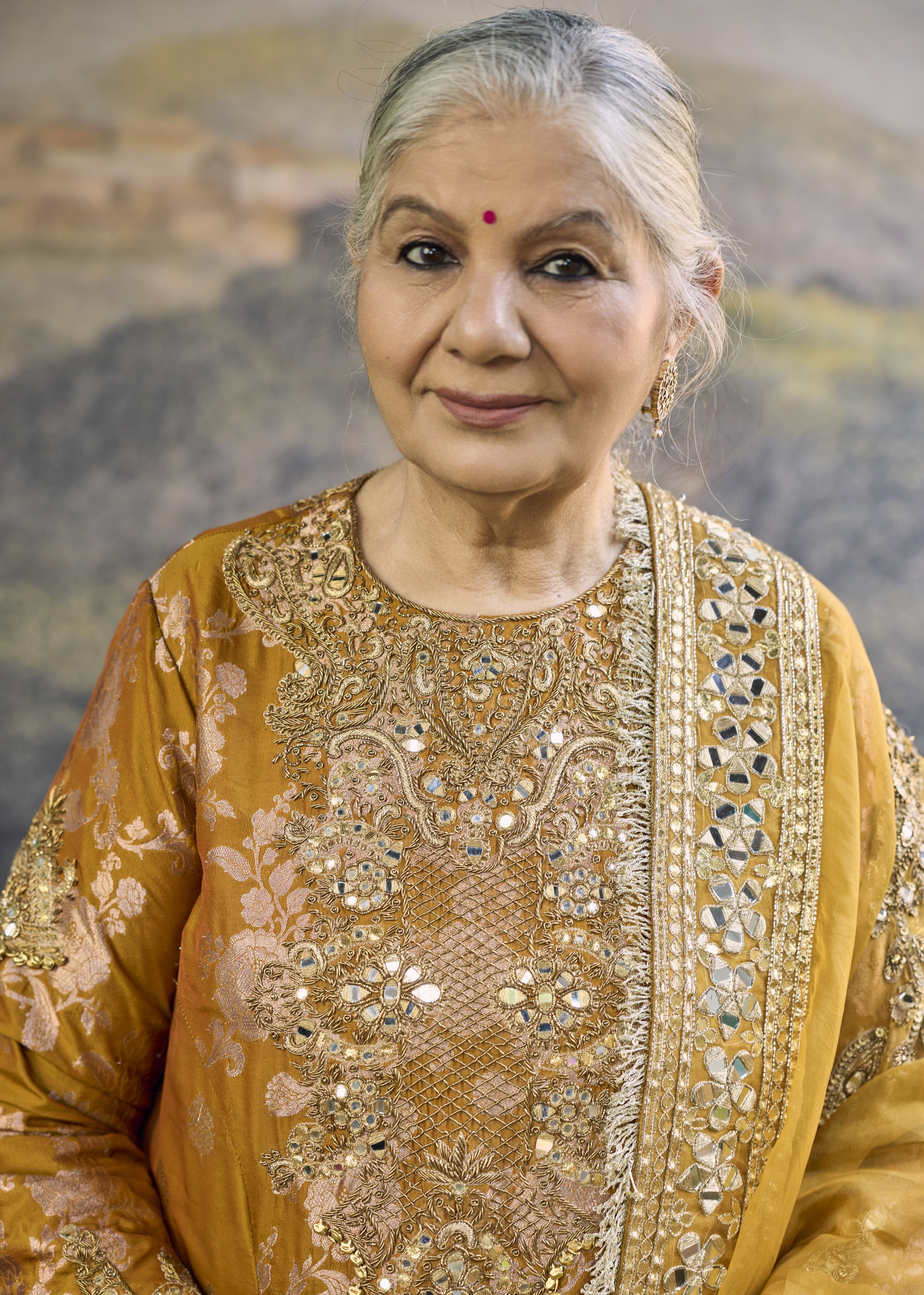 Sunehri Zari Sharara Set