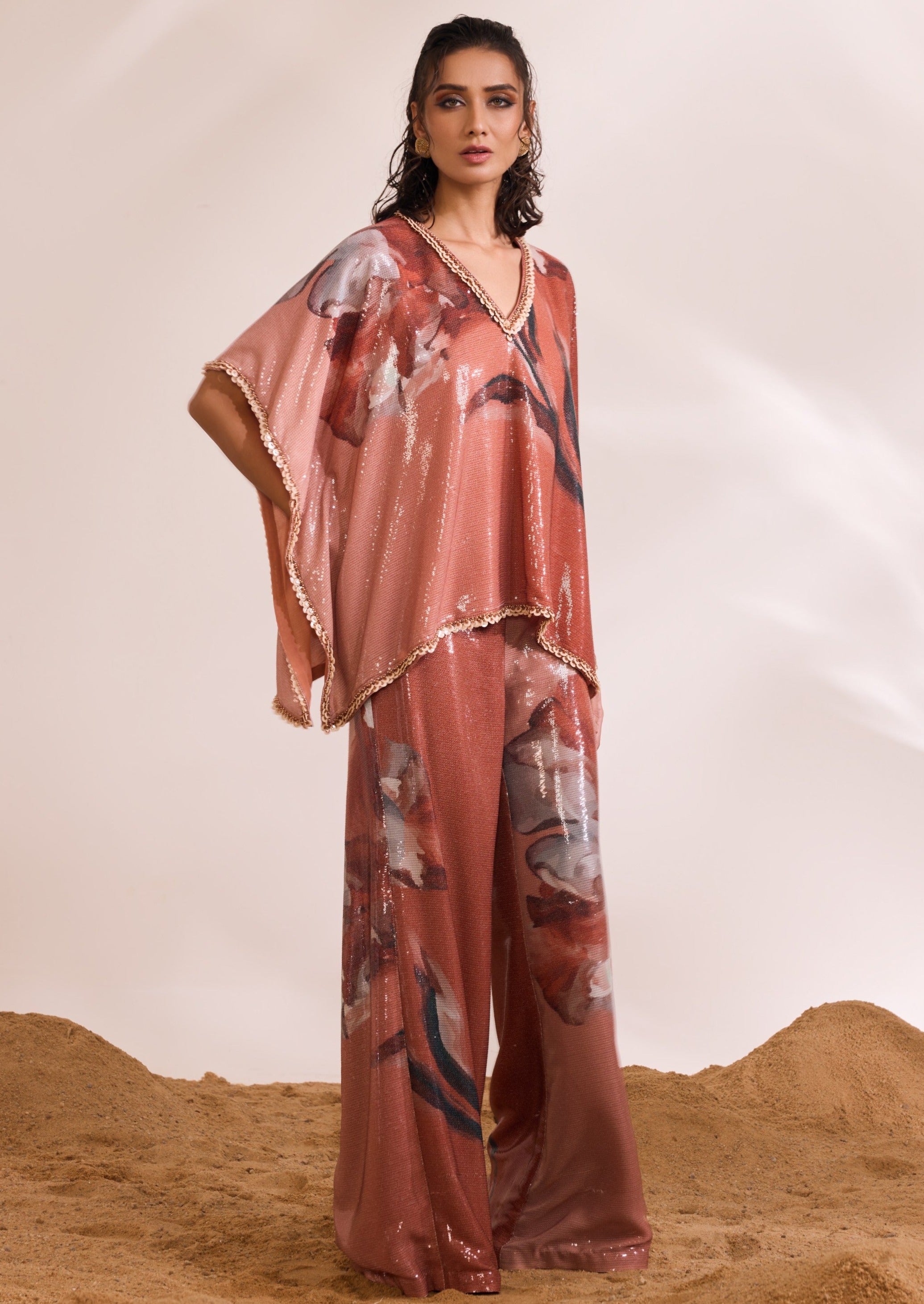 Rust Inara Kaftan Set