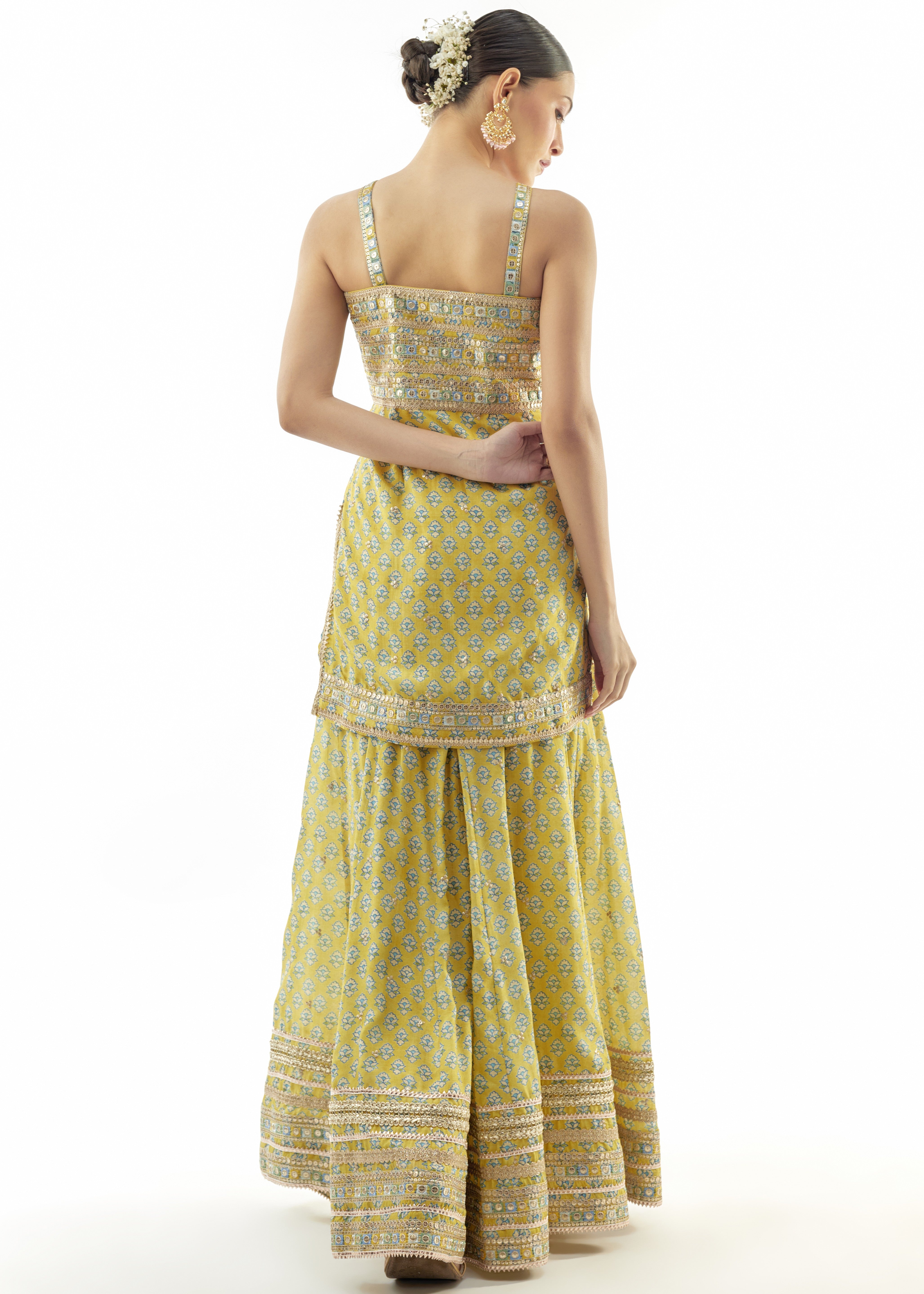 Yellow Nitya Strappy Set