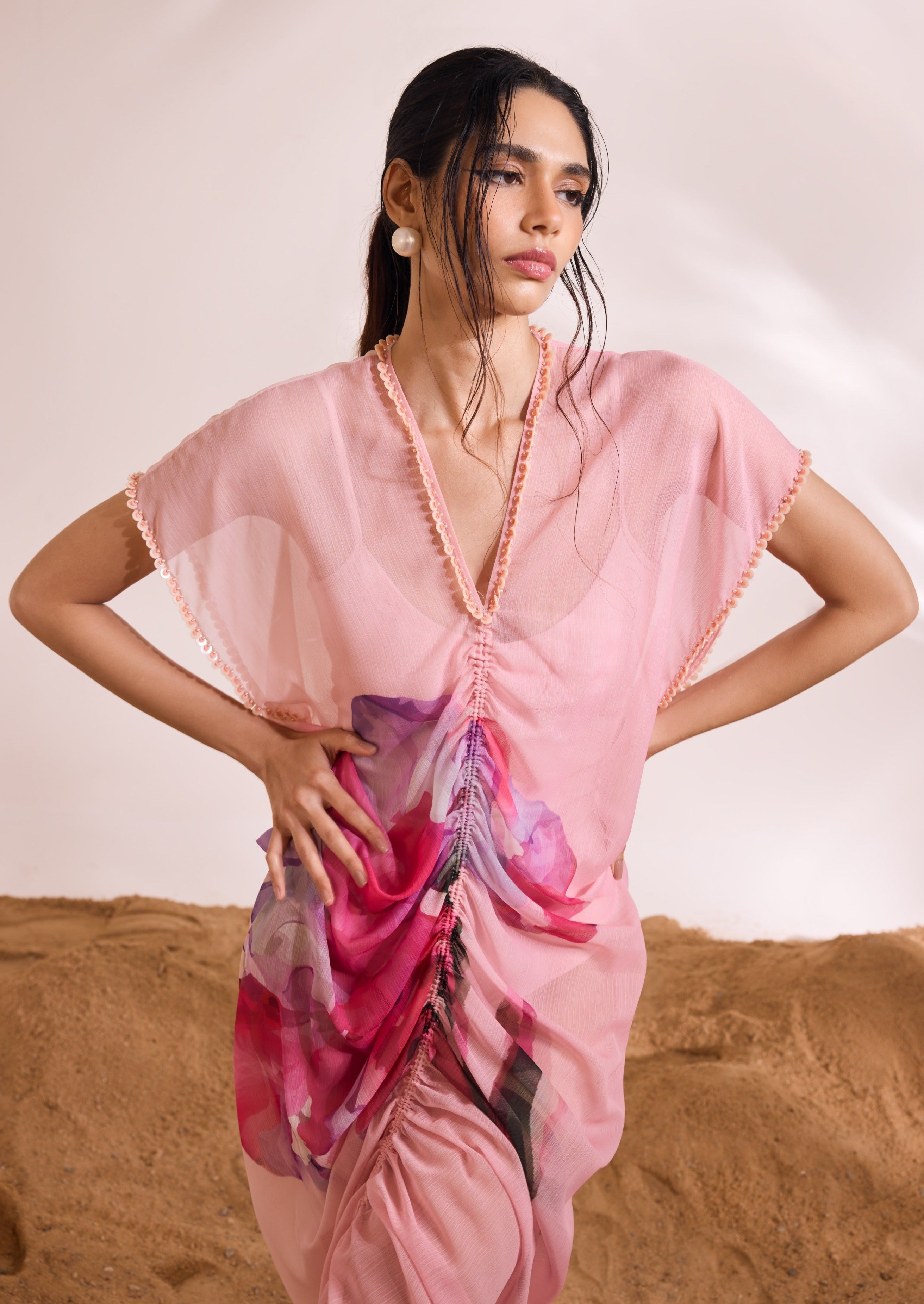 Pink Isadora Kaftan