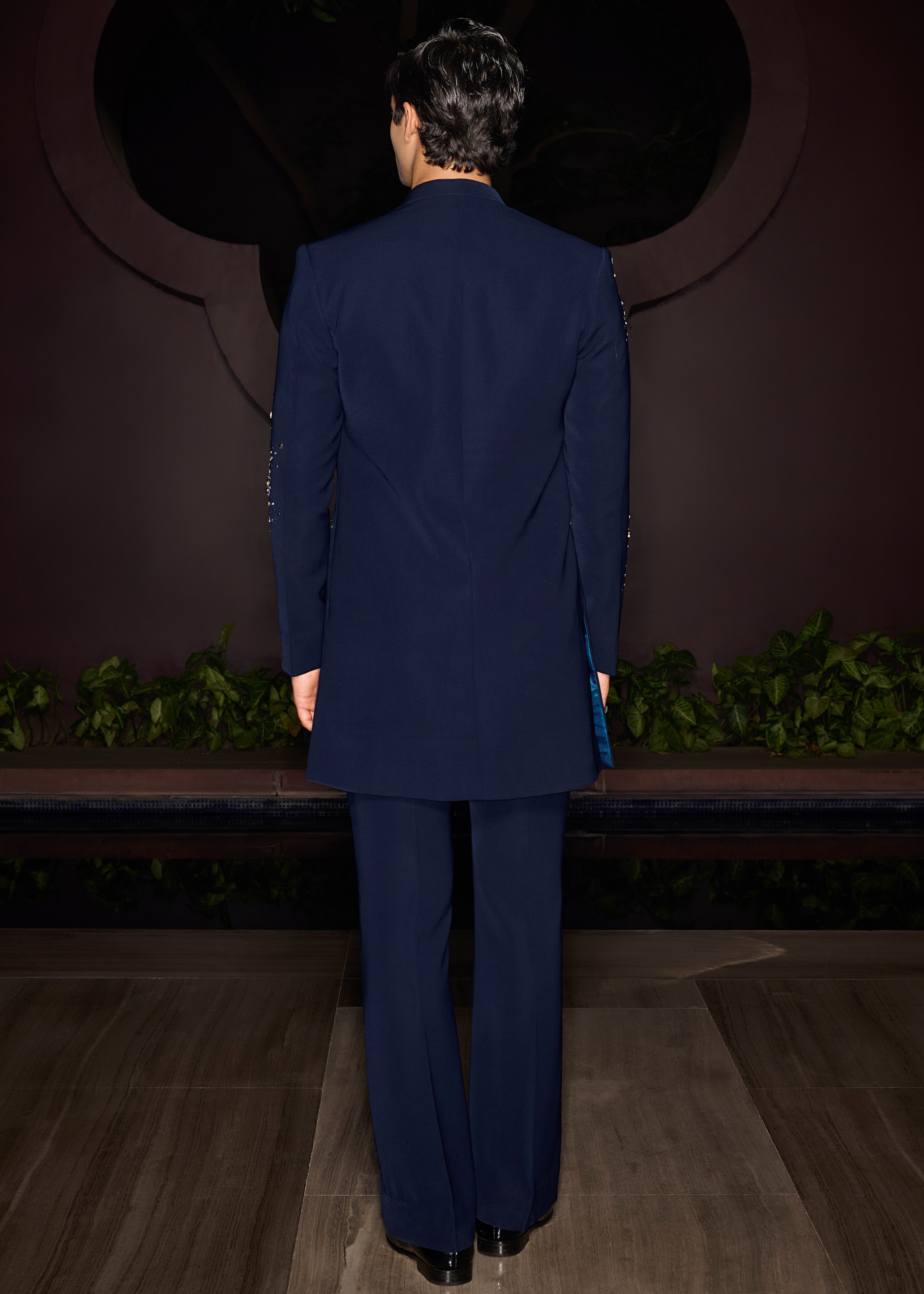 Celestial Open Sherwani Set