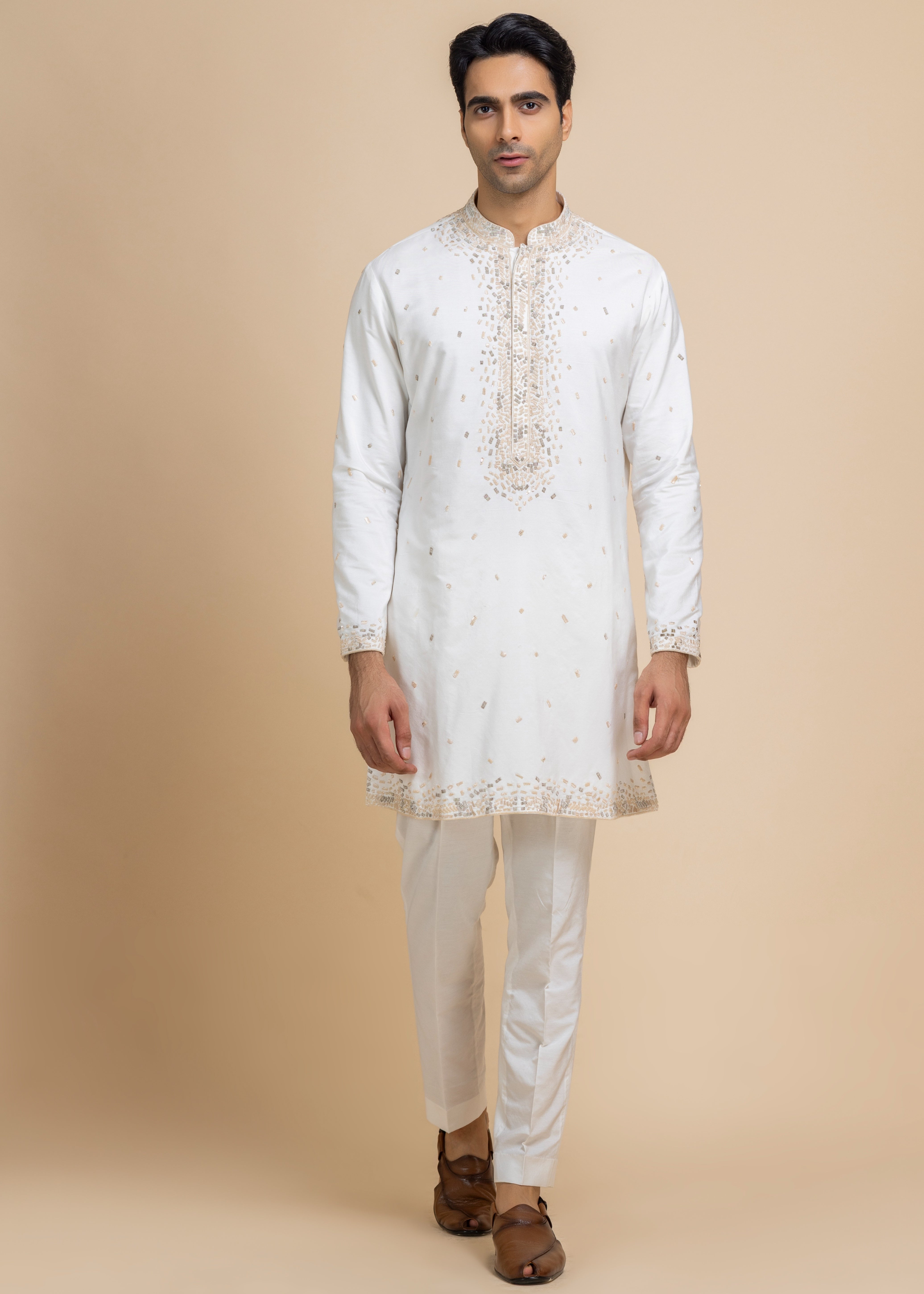 Oyster Kurta & Pant Set