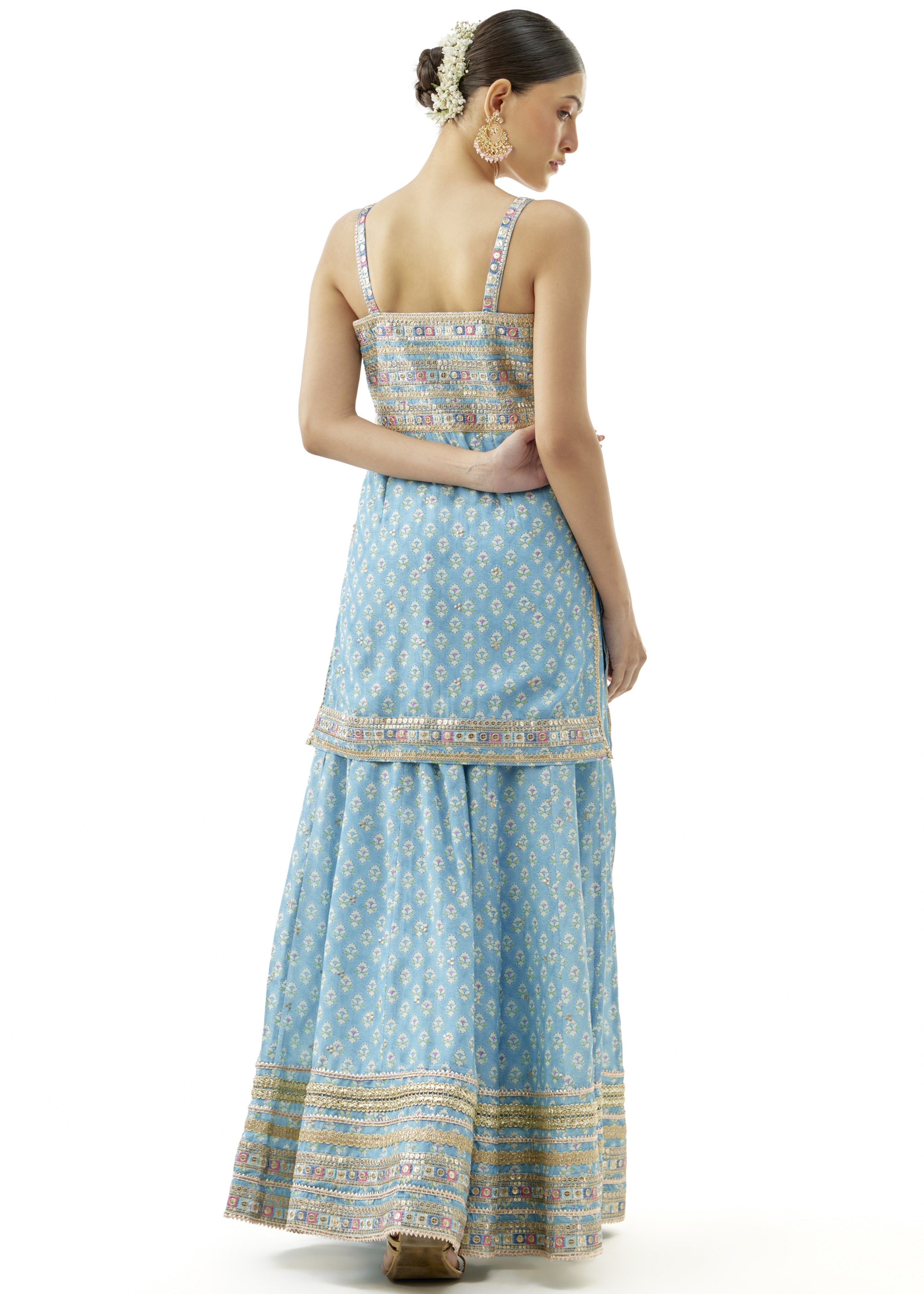 Blue Nitya Strappy Set