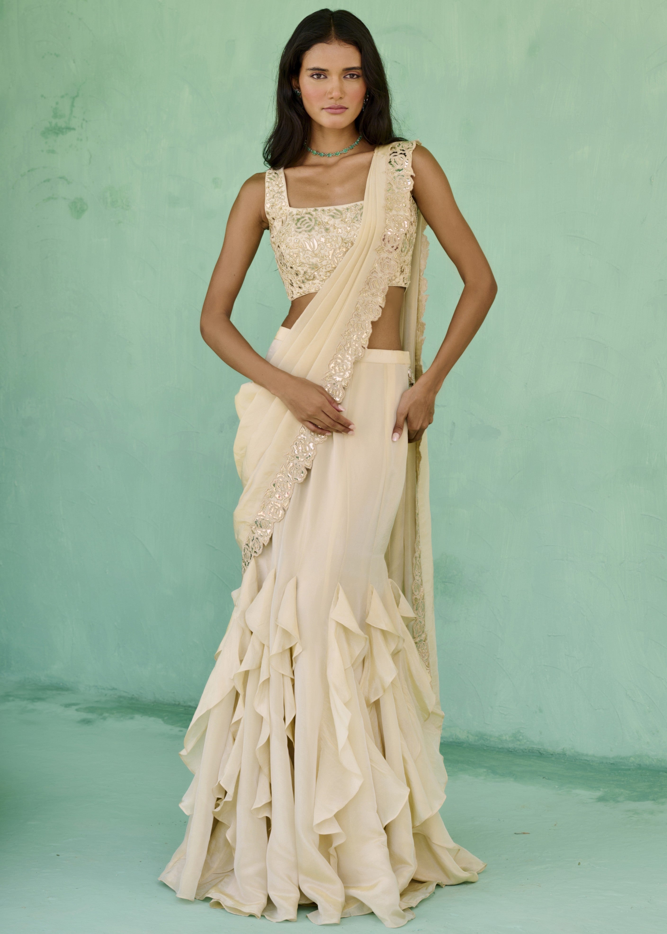 Ziya Pre-drape Sari